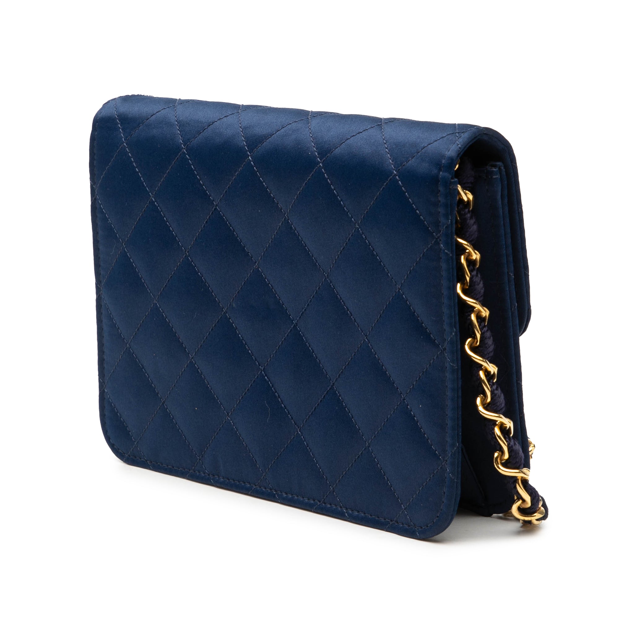 Chanel Mini Square Quilted Satin Single Flap - image 2
