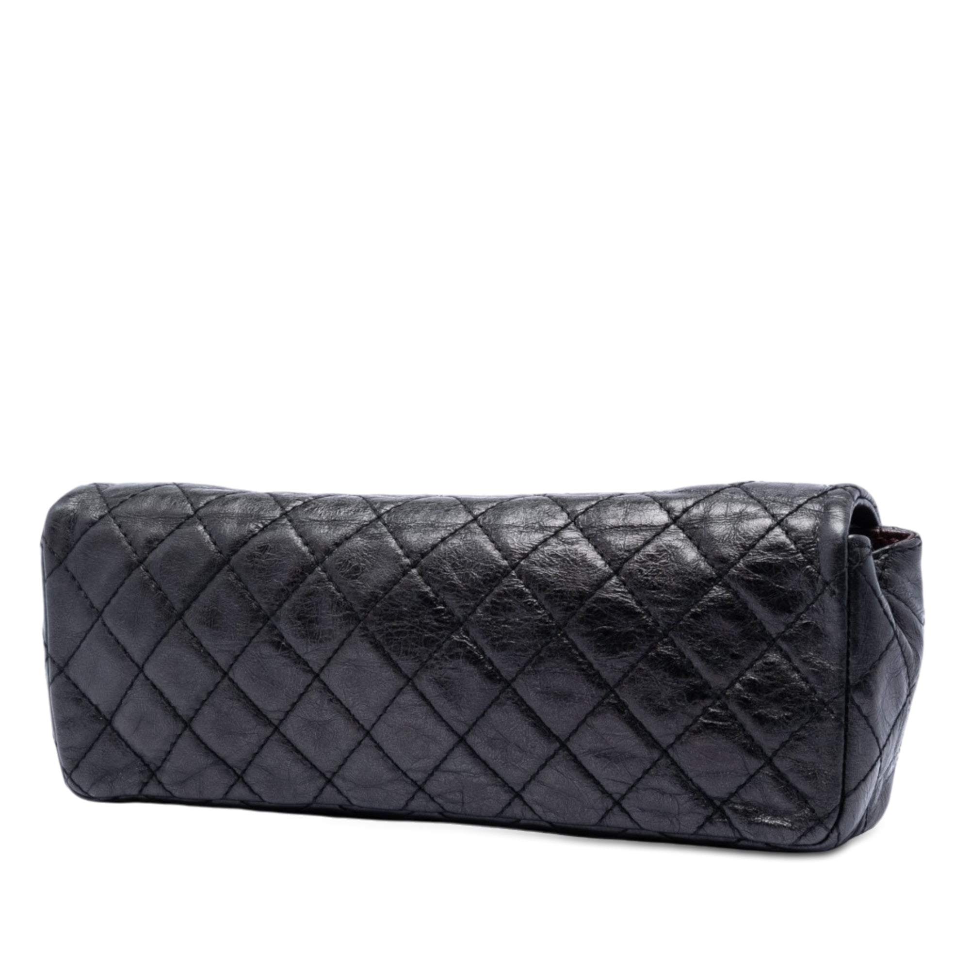 Chanel Quilted Glazed Calfskin Reissue 2.55 East West Flap - image 2