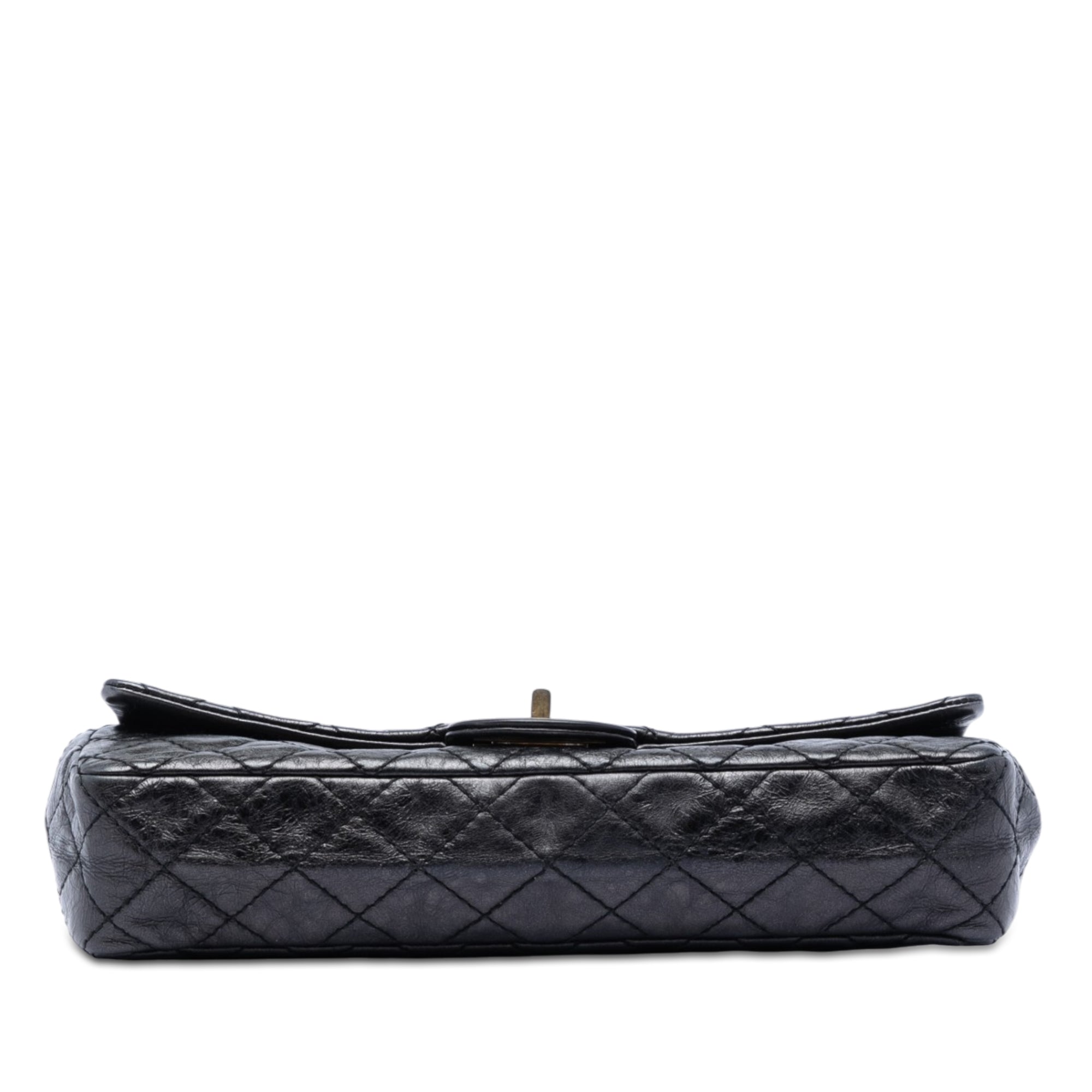 Chanel Quilted Glazed Calfskin Reissue 2.55 East West Flap - image 3