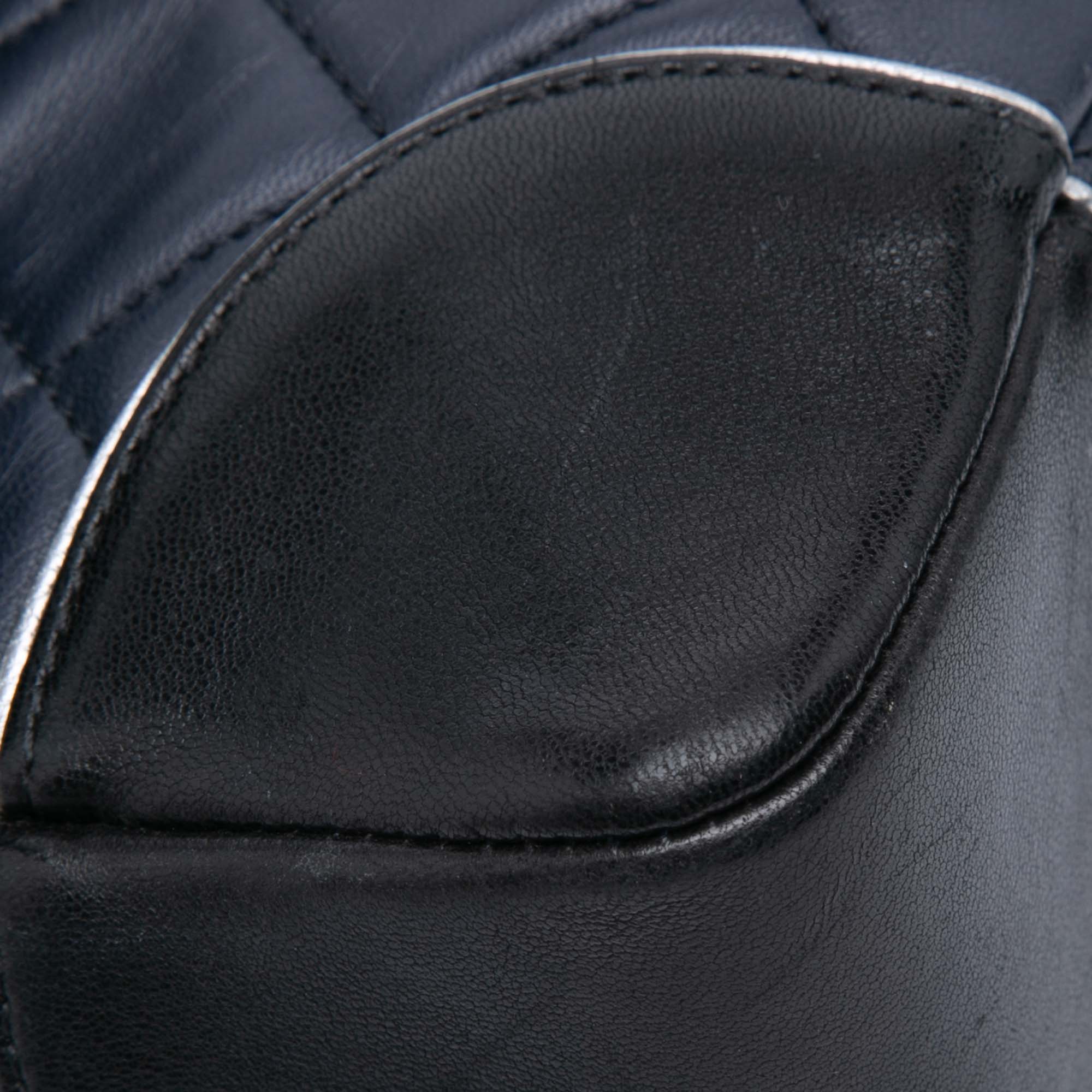 Chanel Paris-Salzburg Jumbo Bicolor Quilted Lambskin Tyrolean Flap - image 7