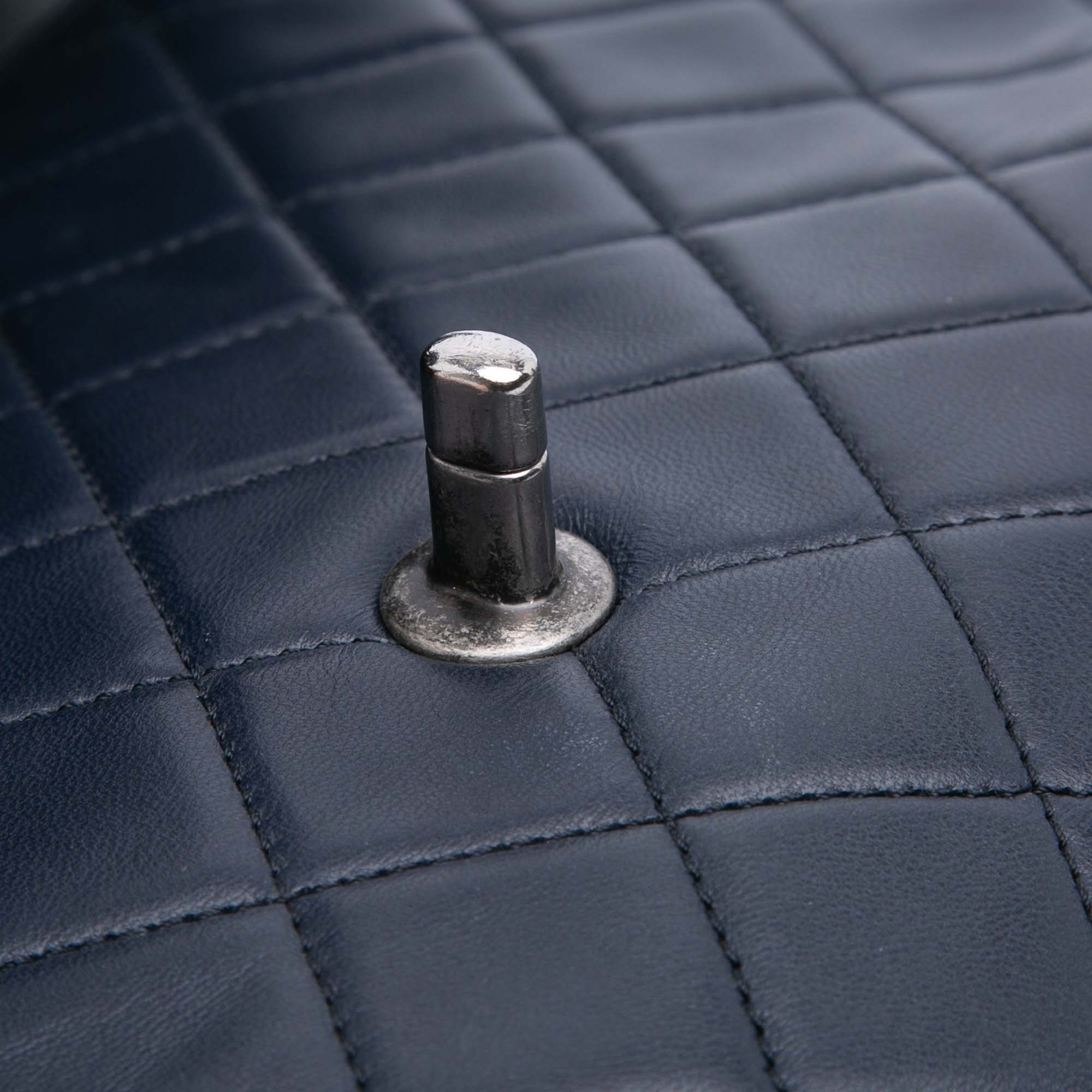 Chanel Paris-Salzburg Jumbo Bicolor Quilted Lambskin Tyrolean Flap - image 8