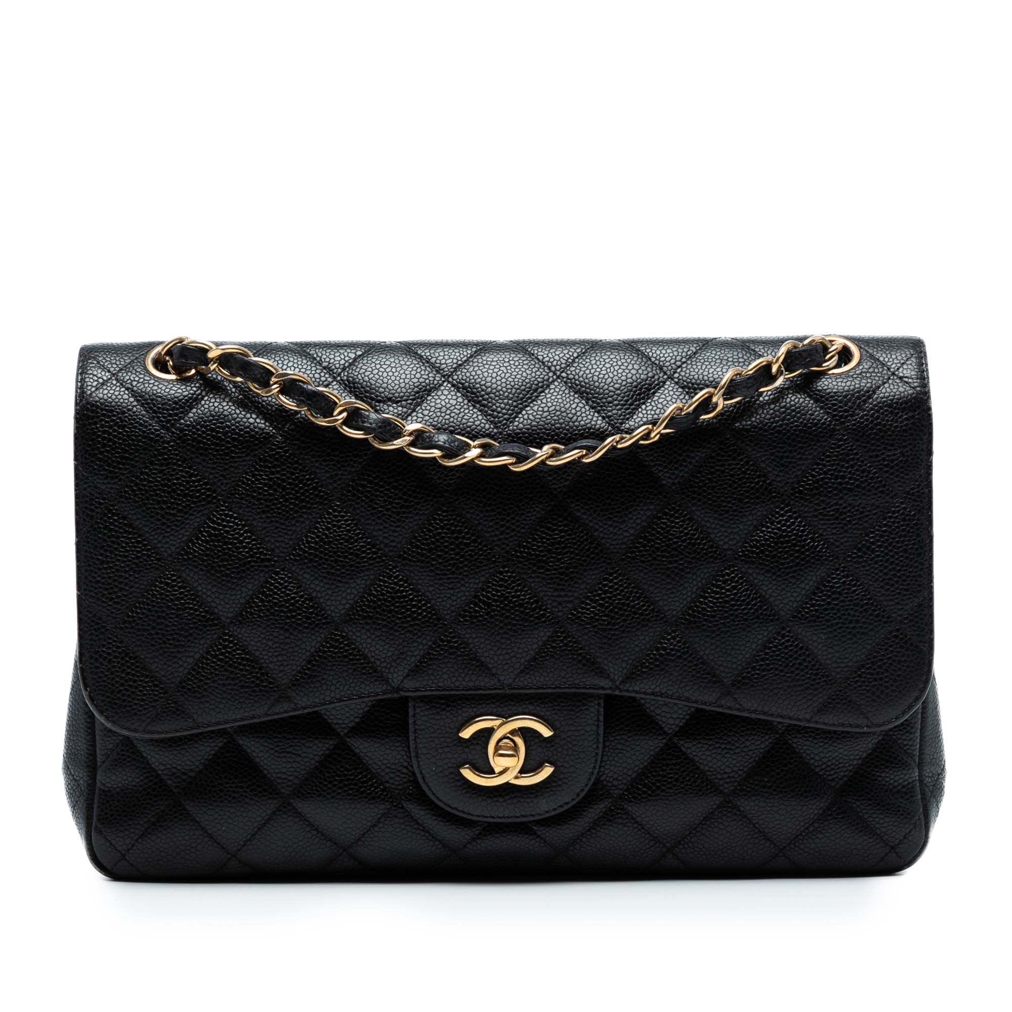 Chanel Jumbo Classic Caviar Double Flap - image 1