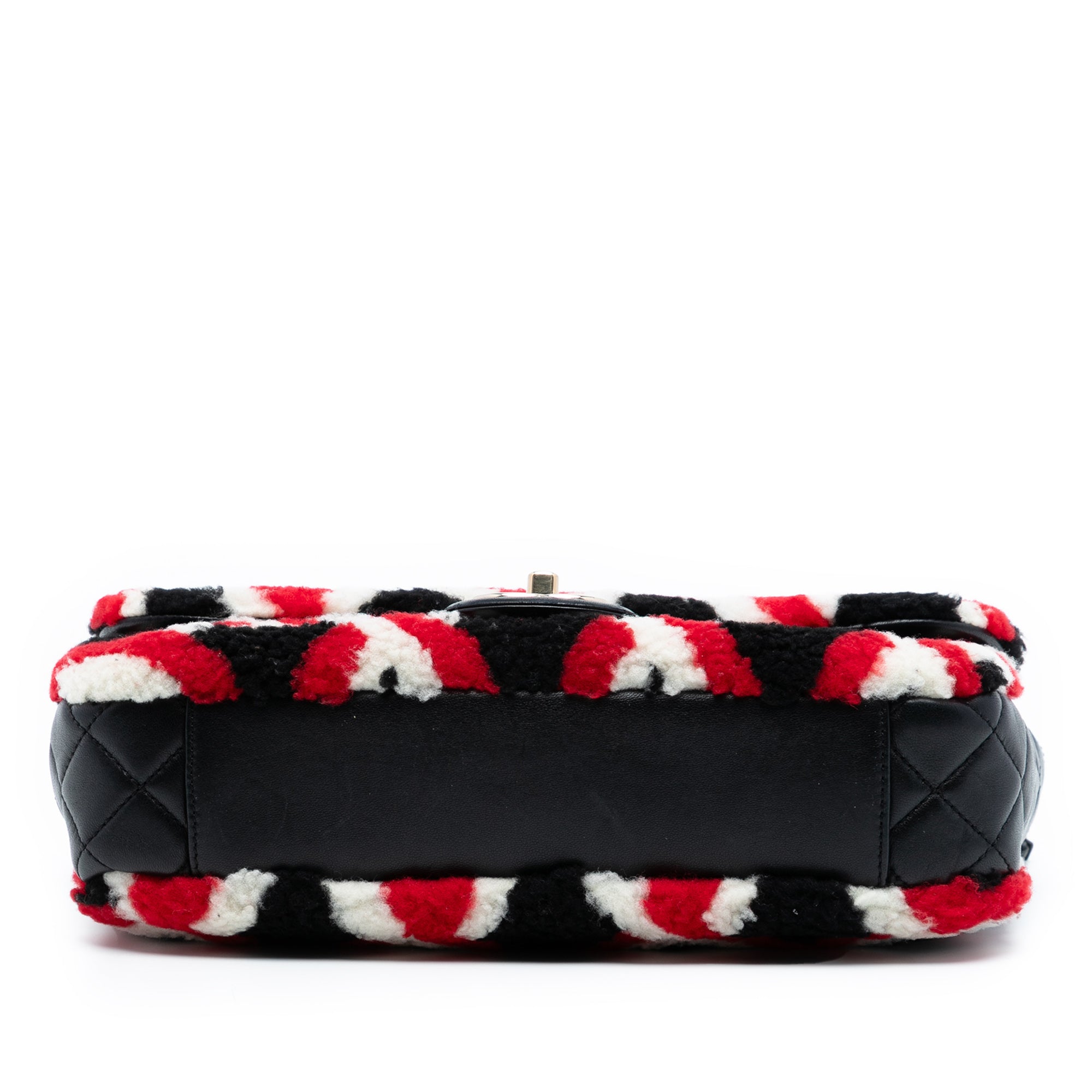 Chanel Medium CC Shearling and Lambskin Single Flap - image 3