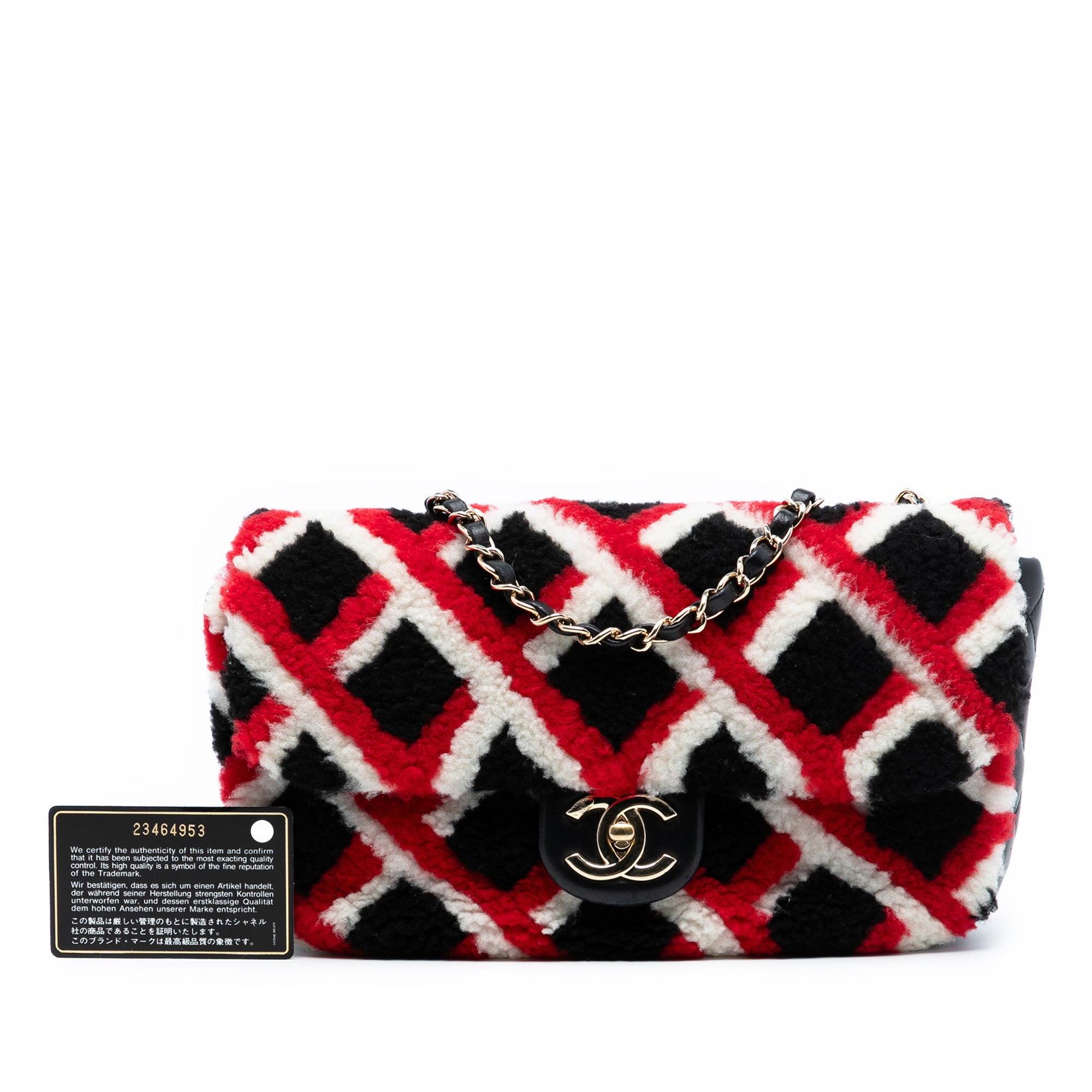 Chanel Medium CC Shearling and Lambskin Single Flap - image 8