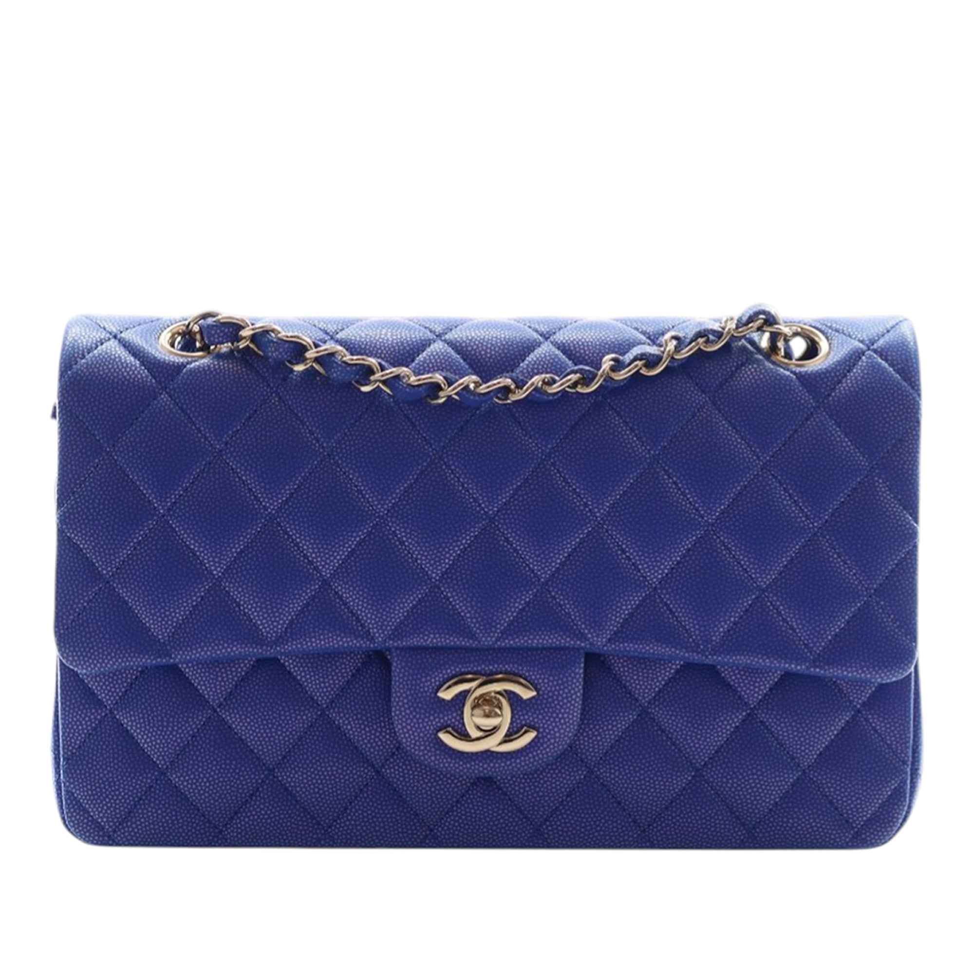 Chanel Medium Classic Iridescent Caviar Double Flap - image 1