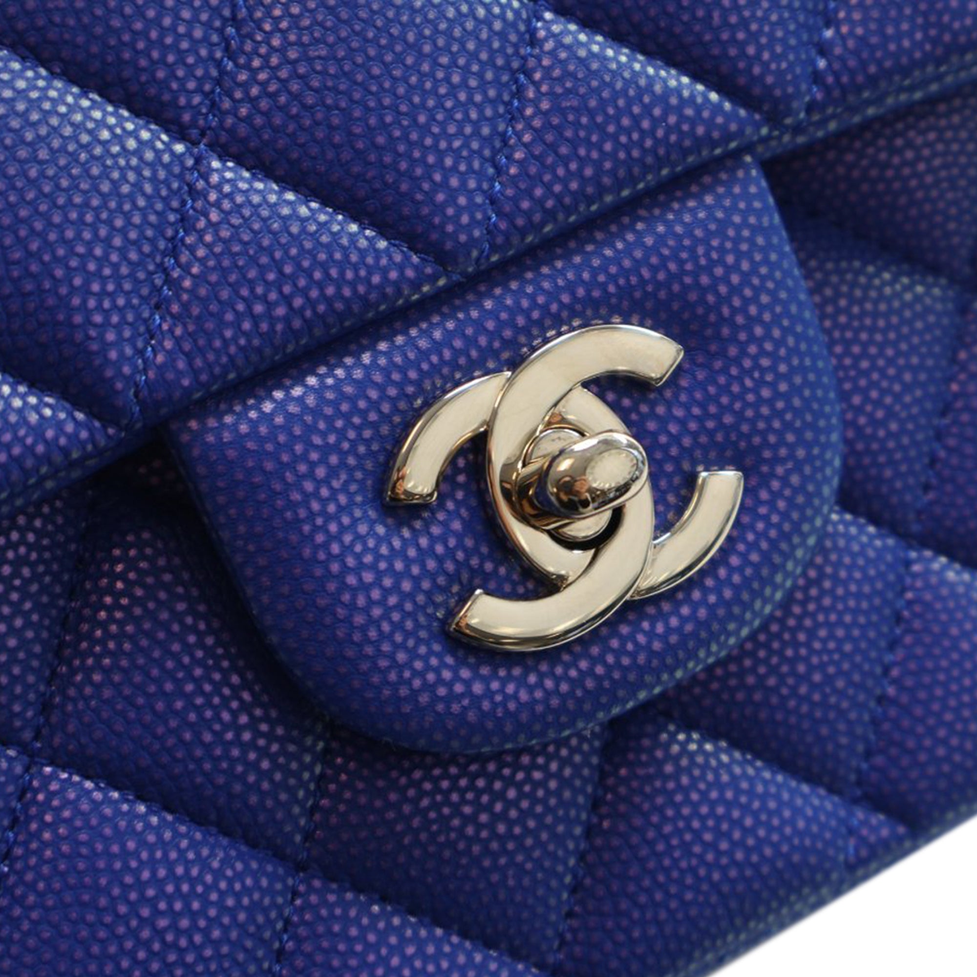 Chanel Medium Classic Iridescent Caviar Double Flap - image 11