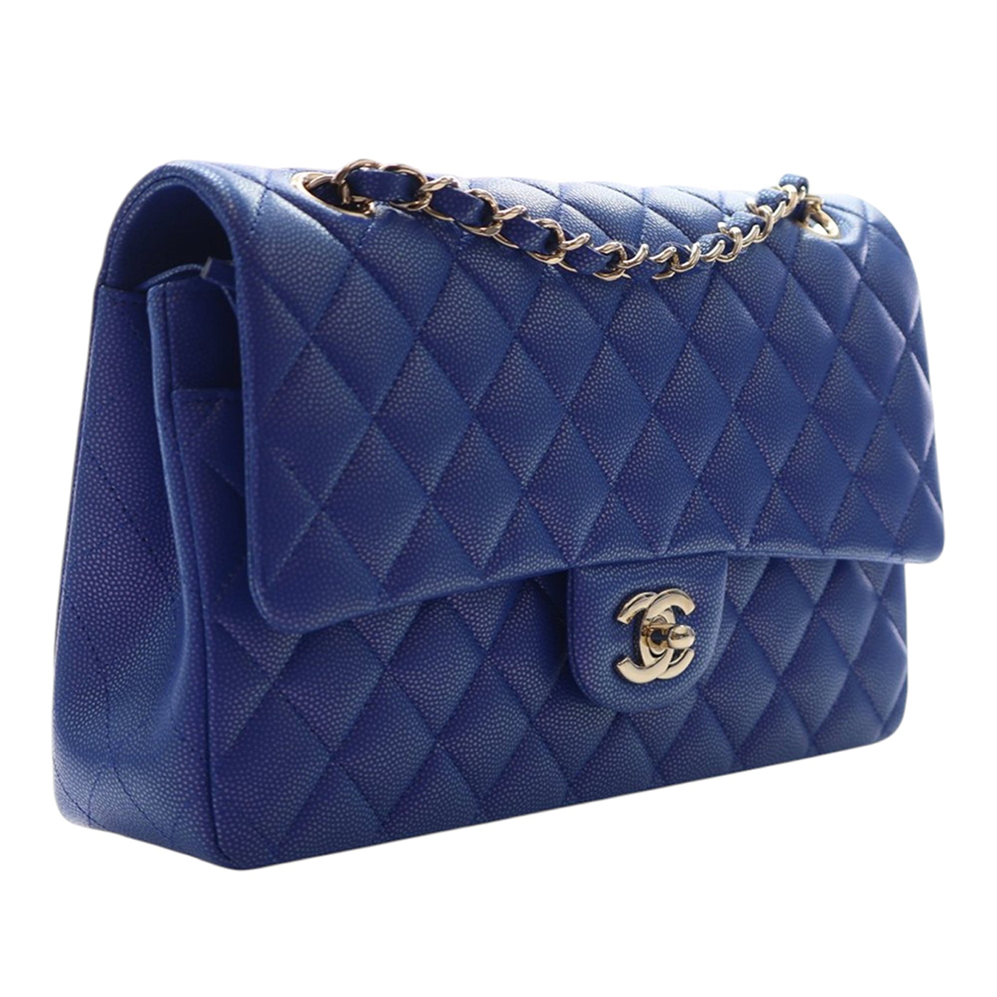 Chanel Medium Classic Iridescent Caviar Double Flap - image 2