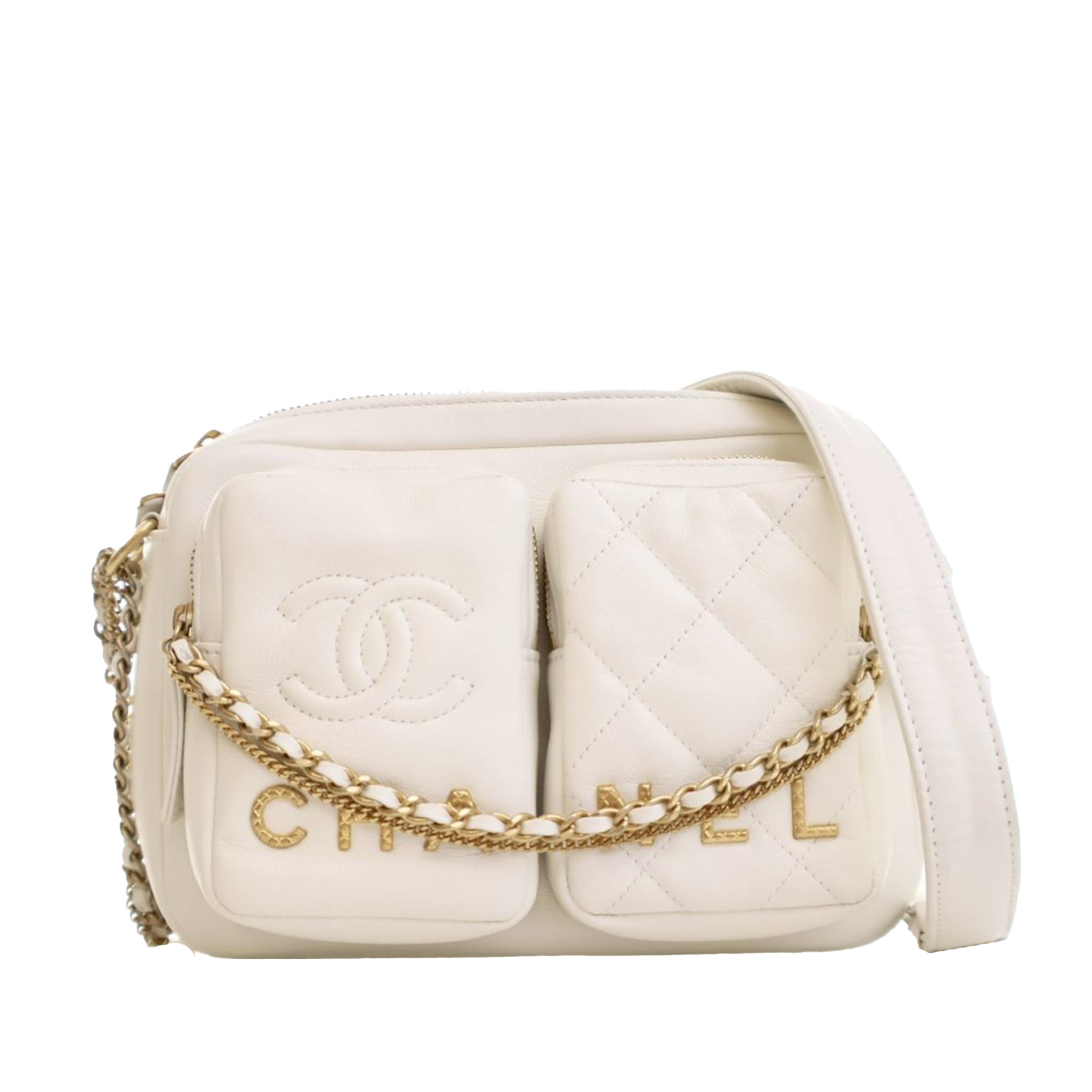 Chanel Small Quilted Calfskin Camera Case - image 1