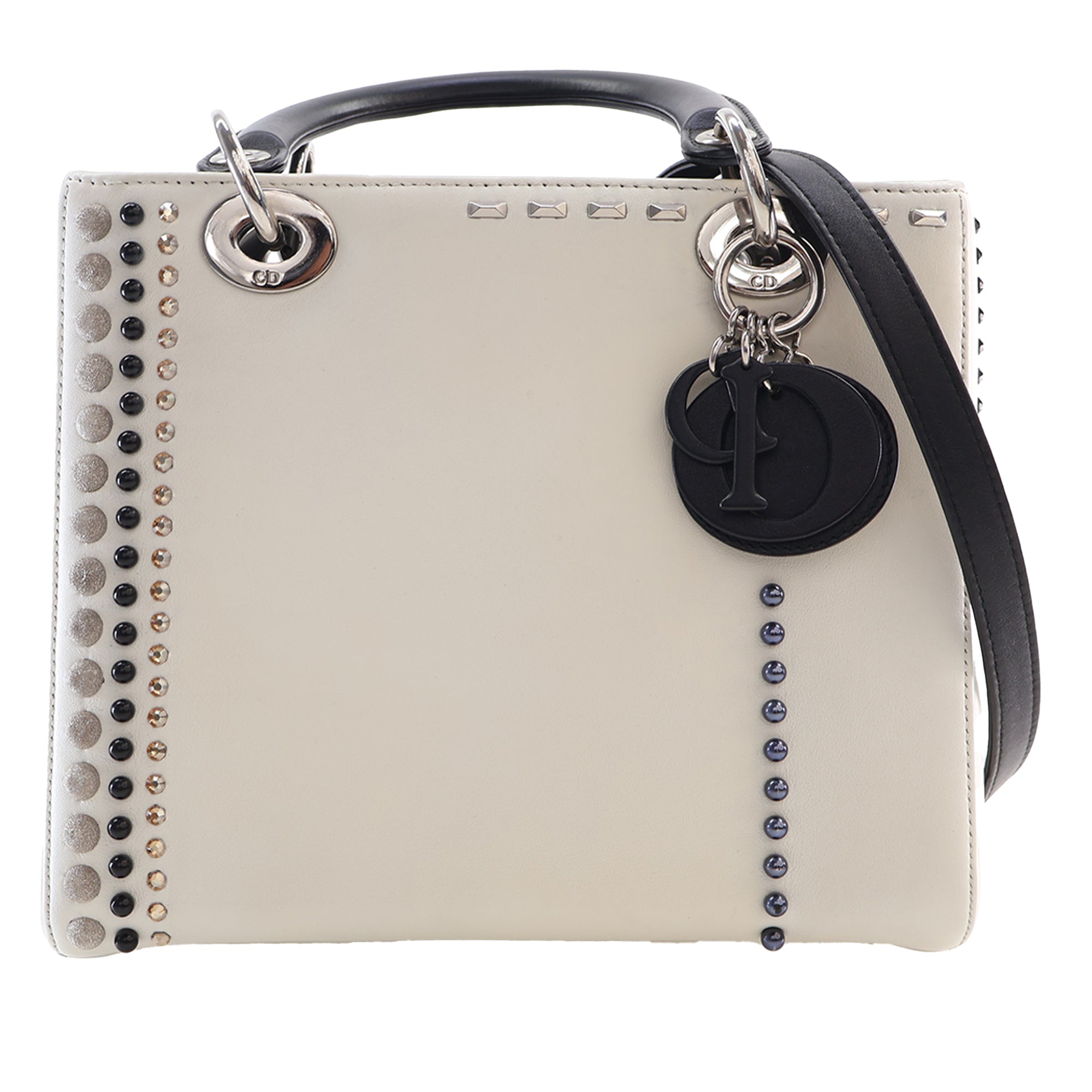 Dior Medium Studded Calfskin Lady Dior - image 1