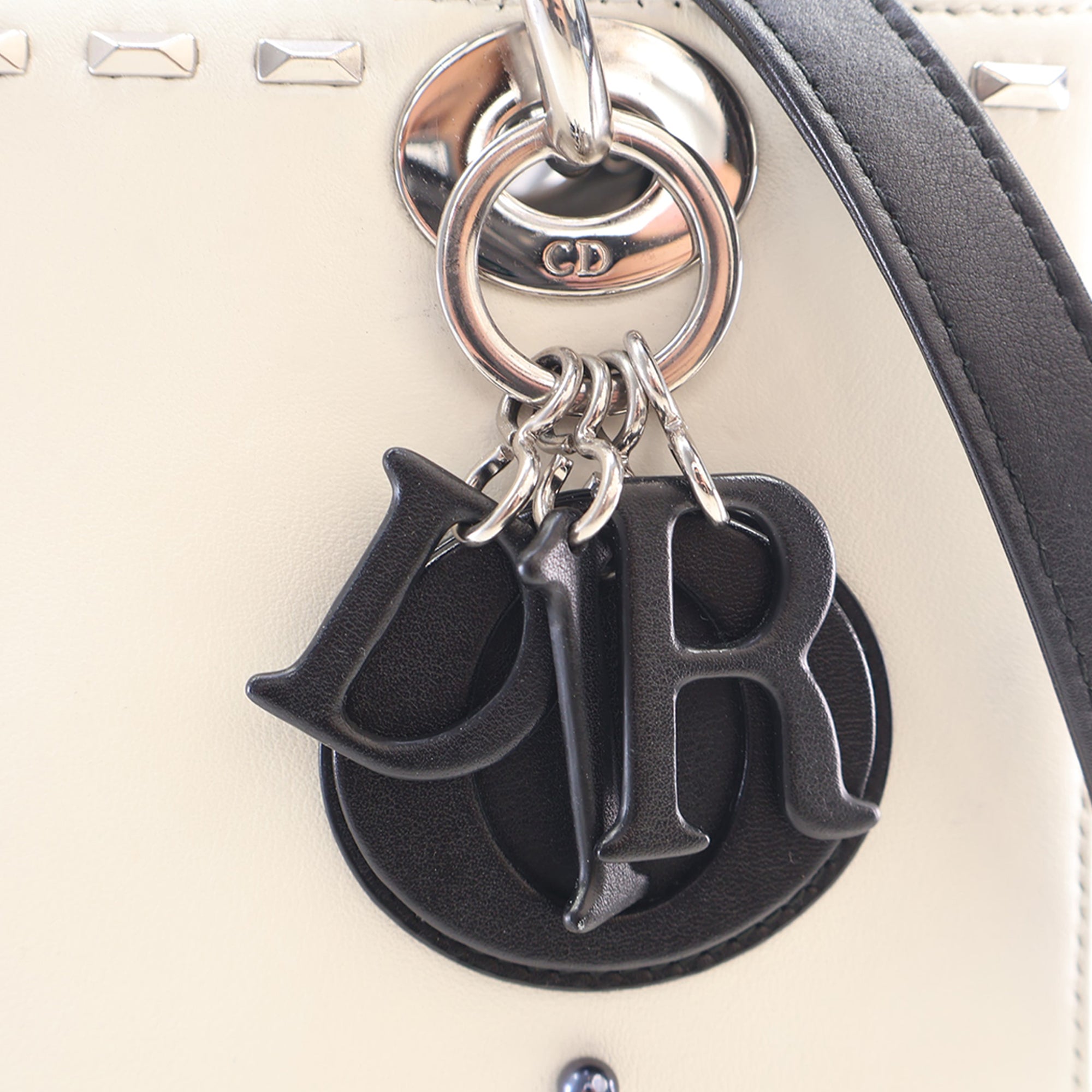 Dior Medium Studded Calfskin Lady Dior - image 13
