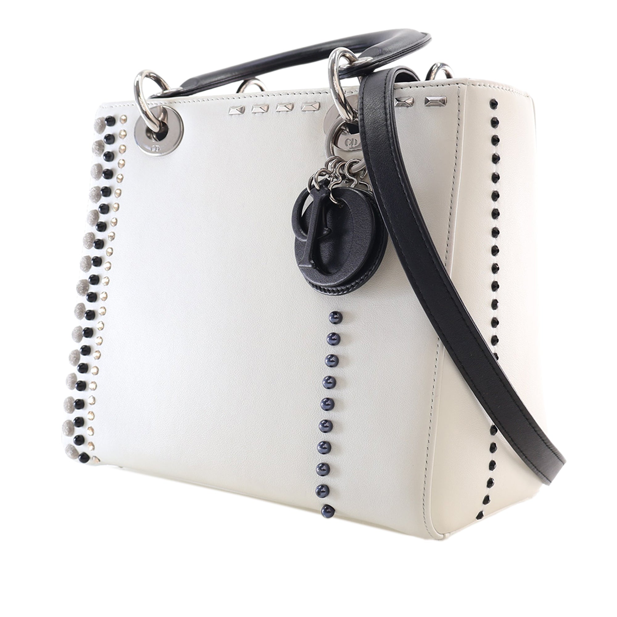 Dior Medium Studded Calfskin Lady Dior - image 4