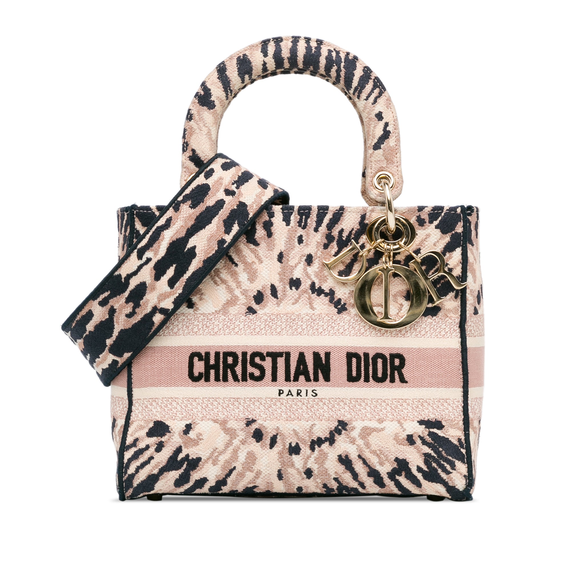 Dior Medium Embroidered Canvas Tie Dye Lady D Lite - image 1
