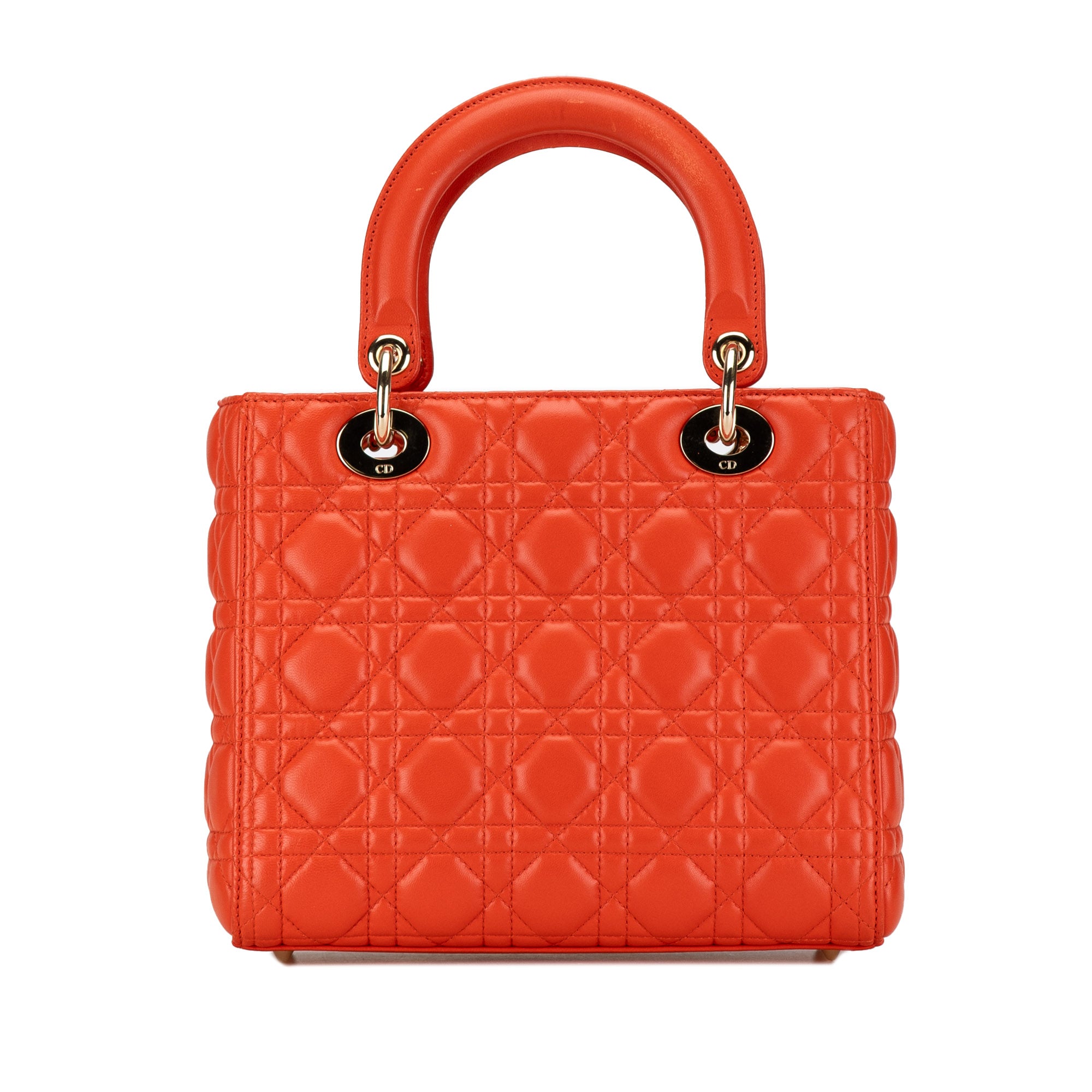 Dior Medium Lambskin Cannage Lady Dior - image 3