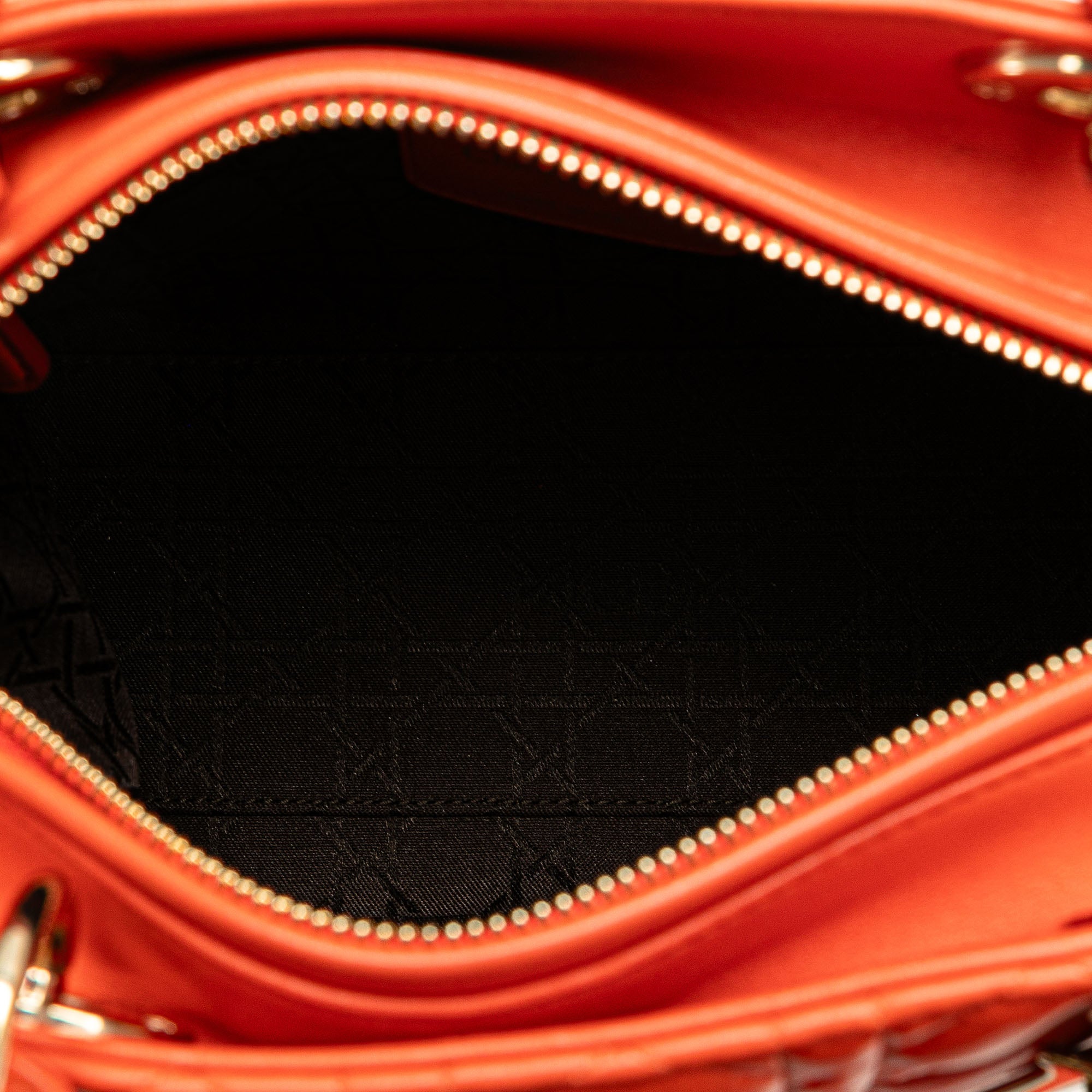 Dior Medium Lambskin Cannage Lady Dior - image 5
