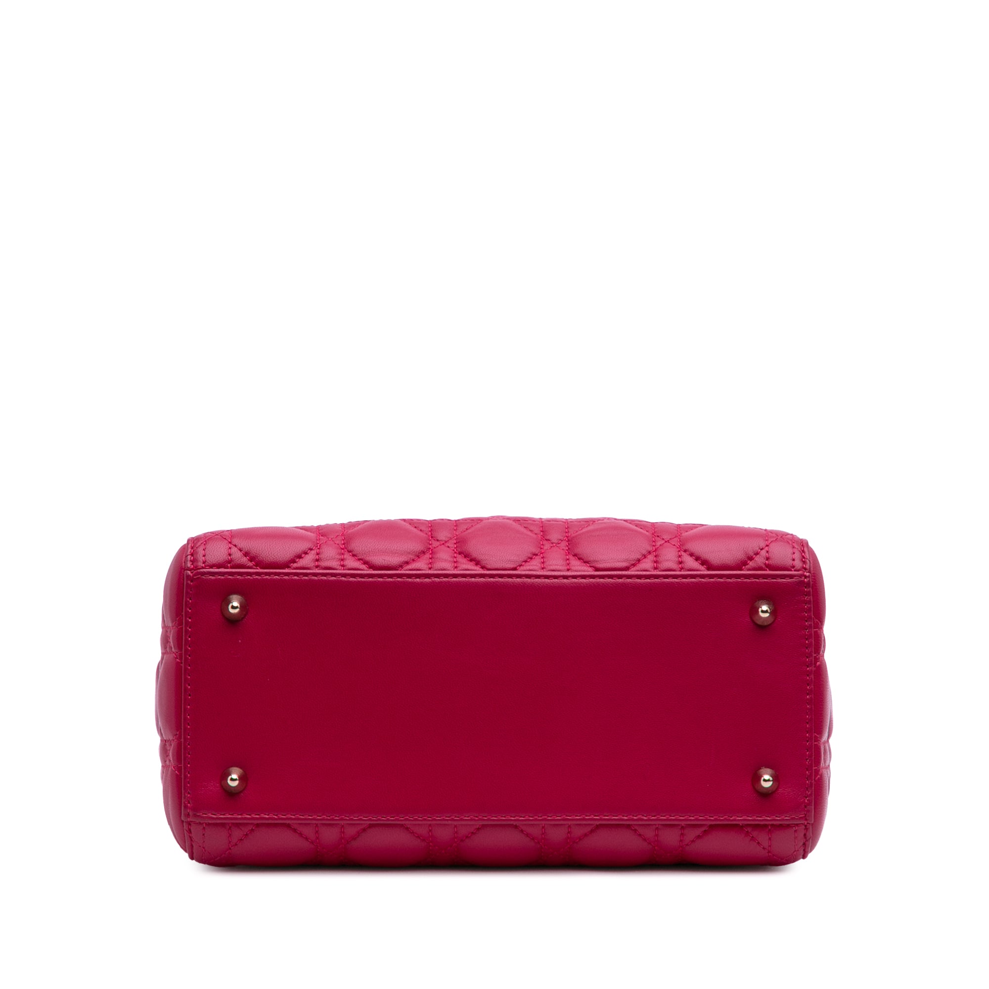 Dior Medium Lambskin Cannage Lady Dior - image 3