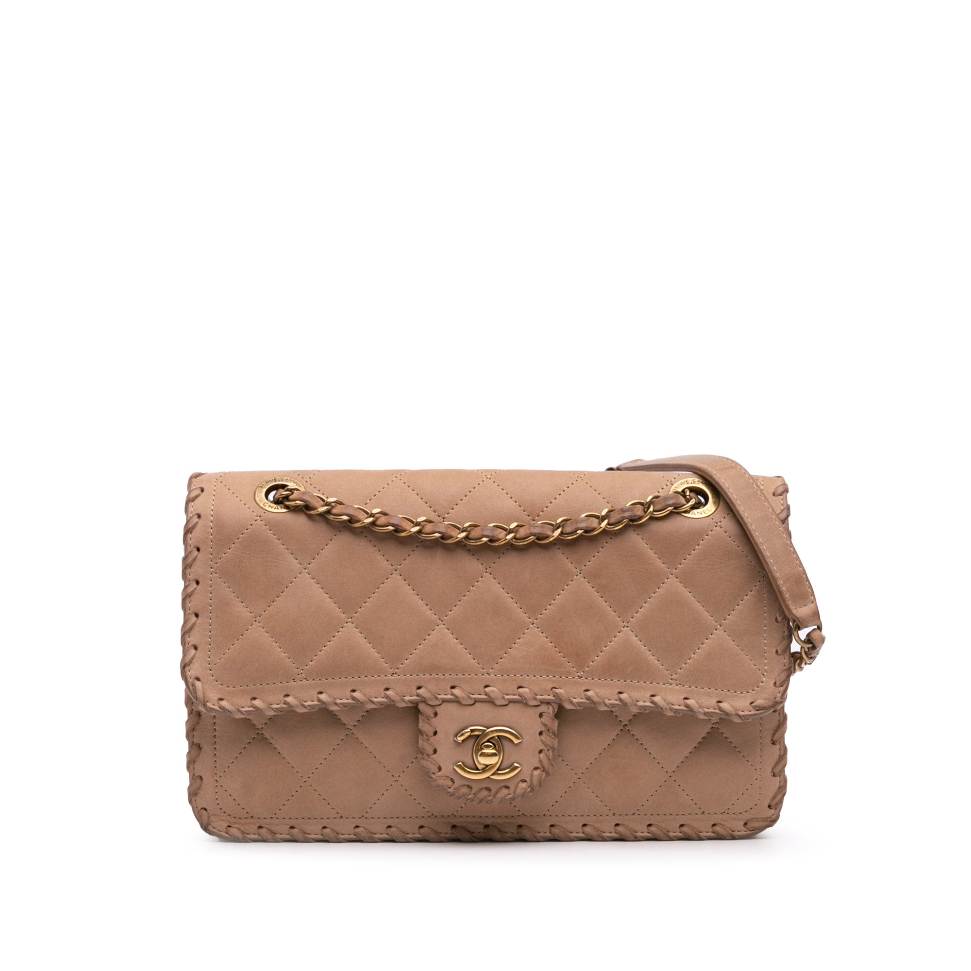 Chanel Medium Calfskin Happy Stitch Single Flap - image 1