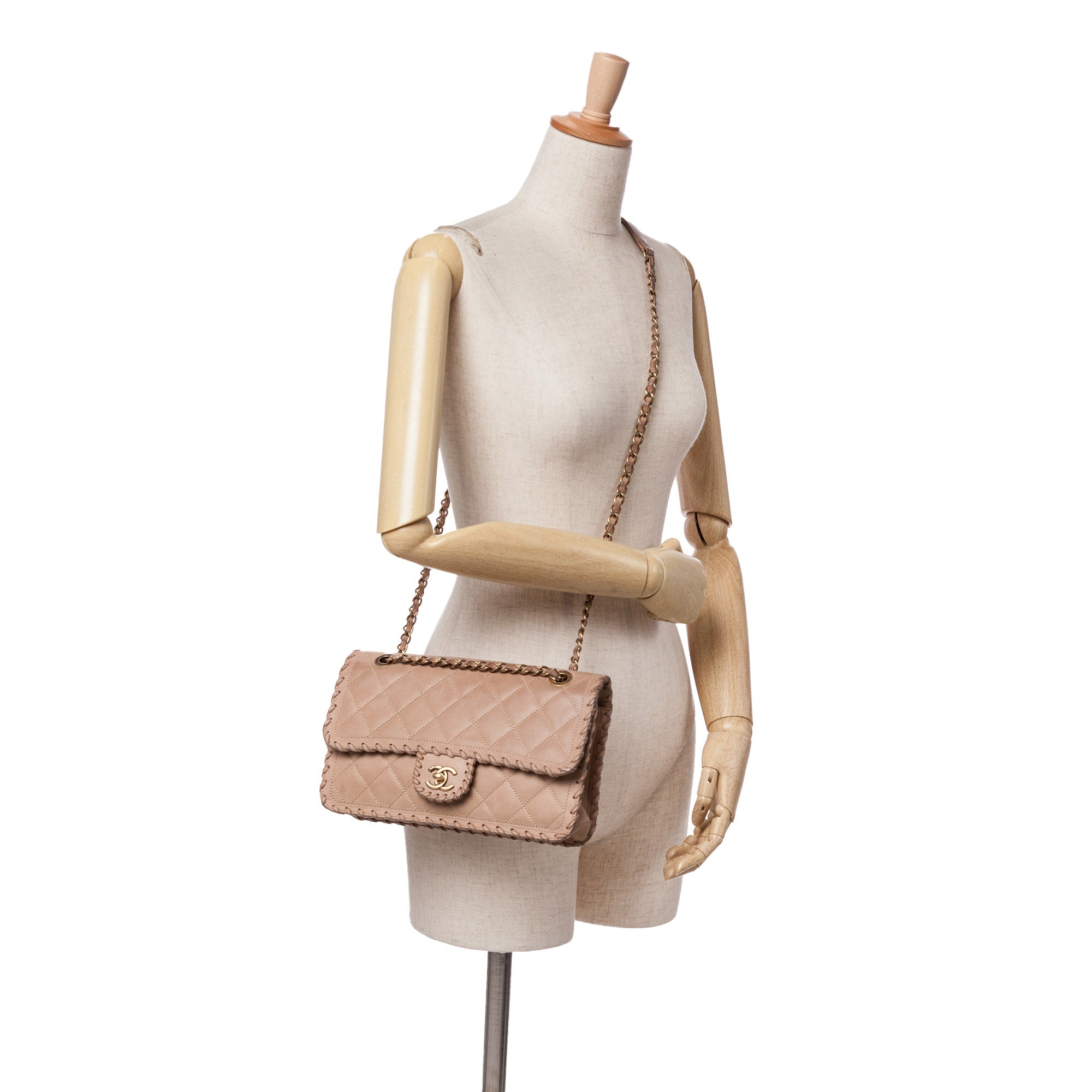 Chanel Medium Calfskin Happy Stitch Single Flap - image 11