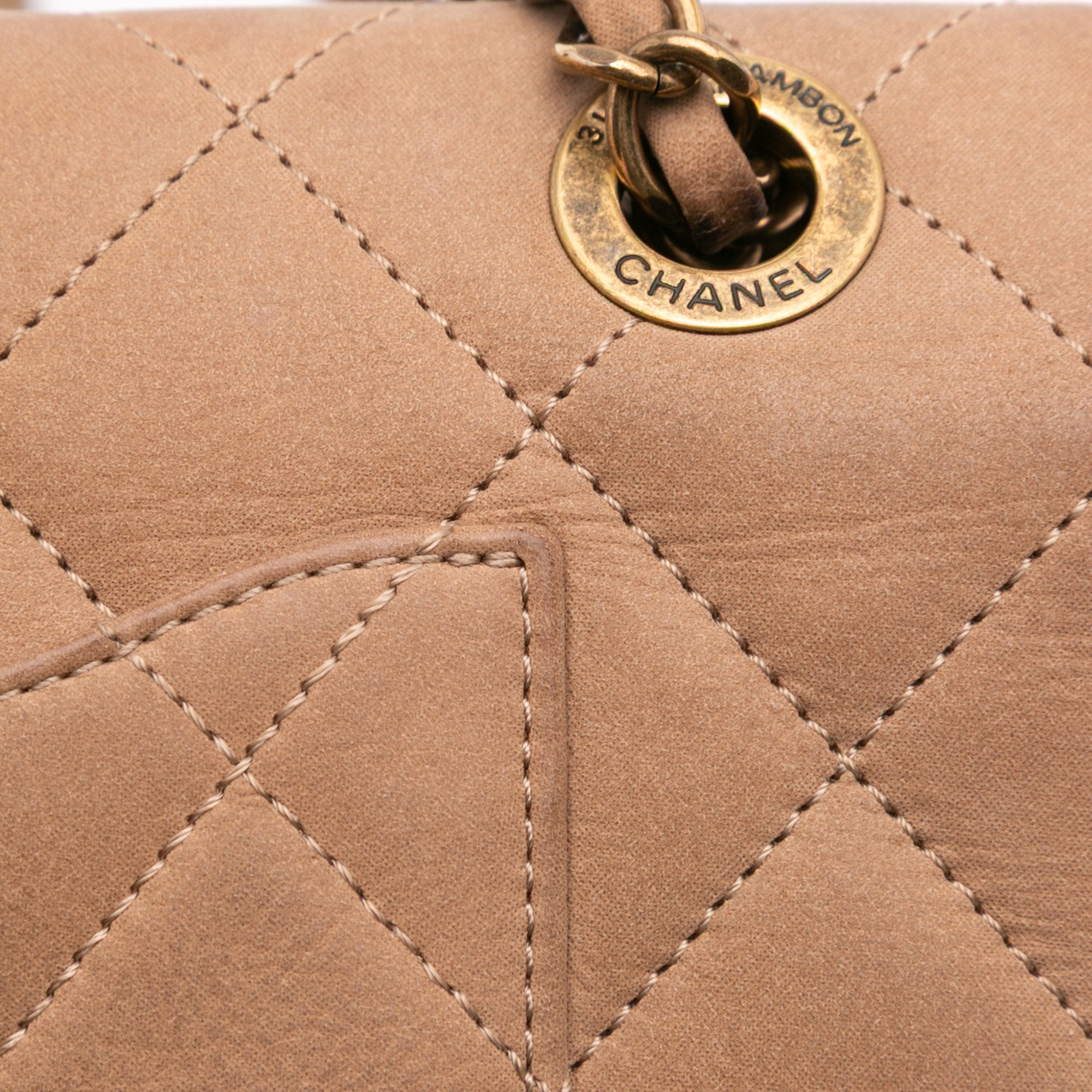 Chanel Medium Calfskin Happy Stitch Single Flap - image 8