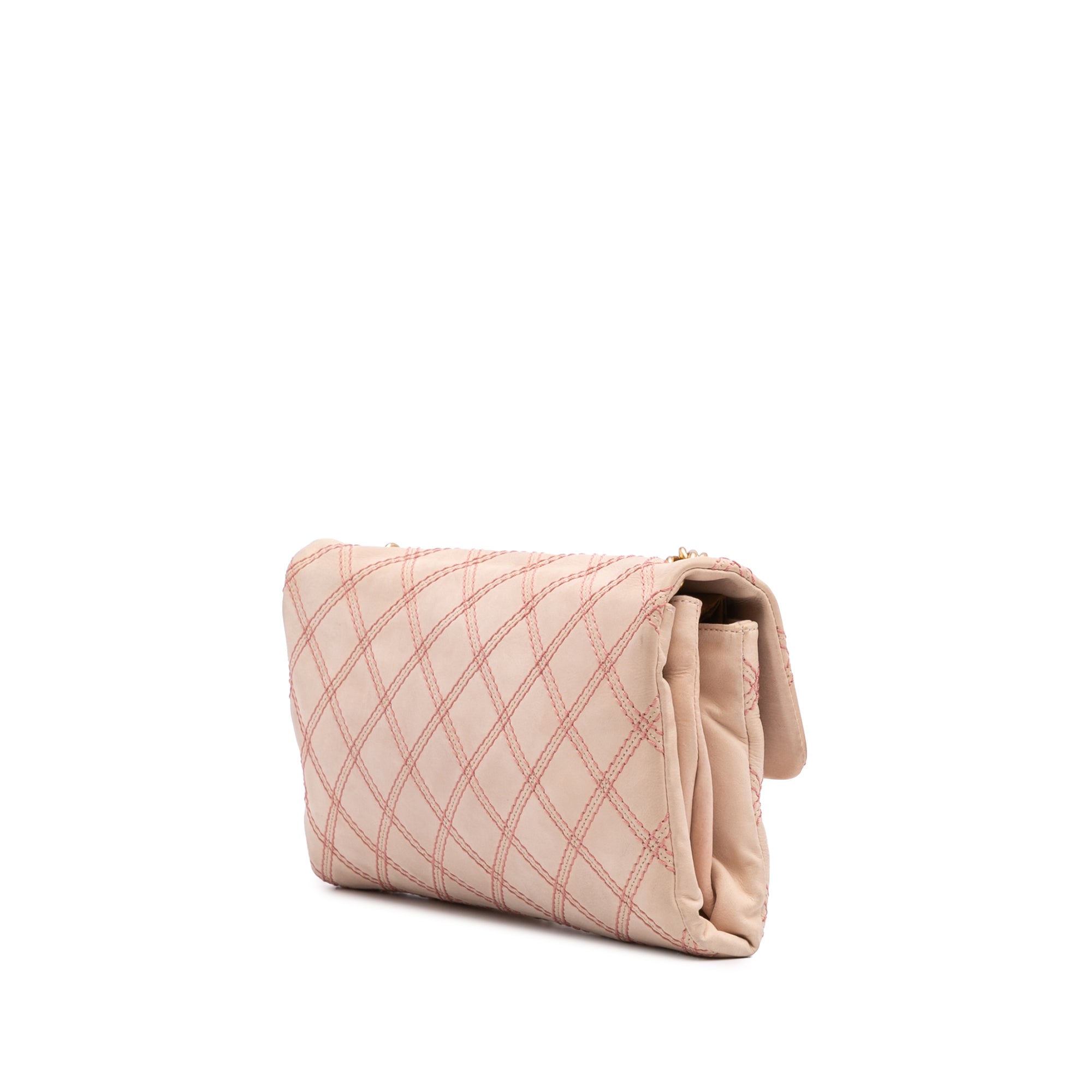 Chanel Jumbo Quilted Calfskin Triple Stitched Flap - image 2