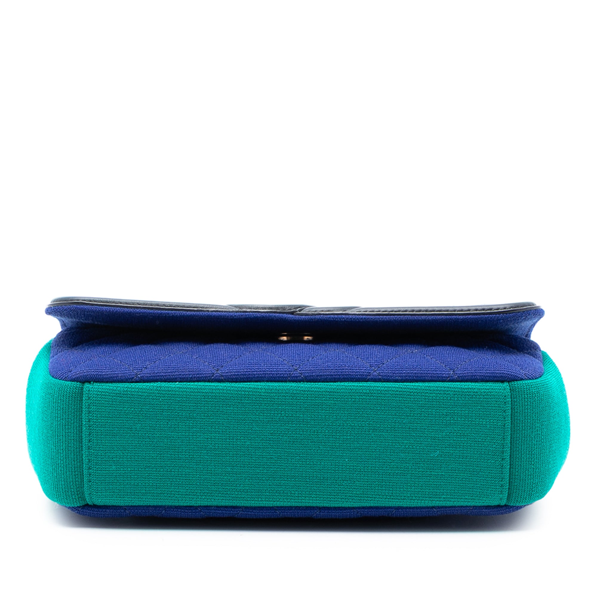 Chanel Small Tricolor Jersey CC Filigree Flap - image 3