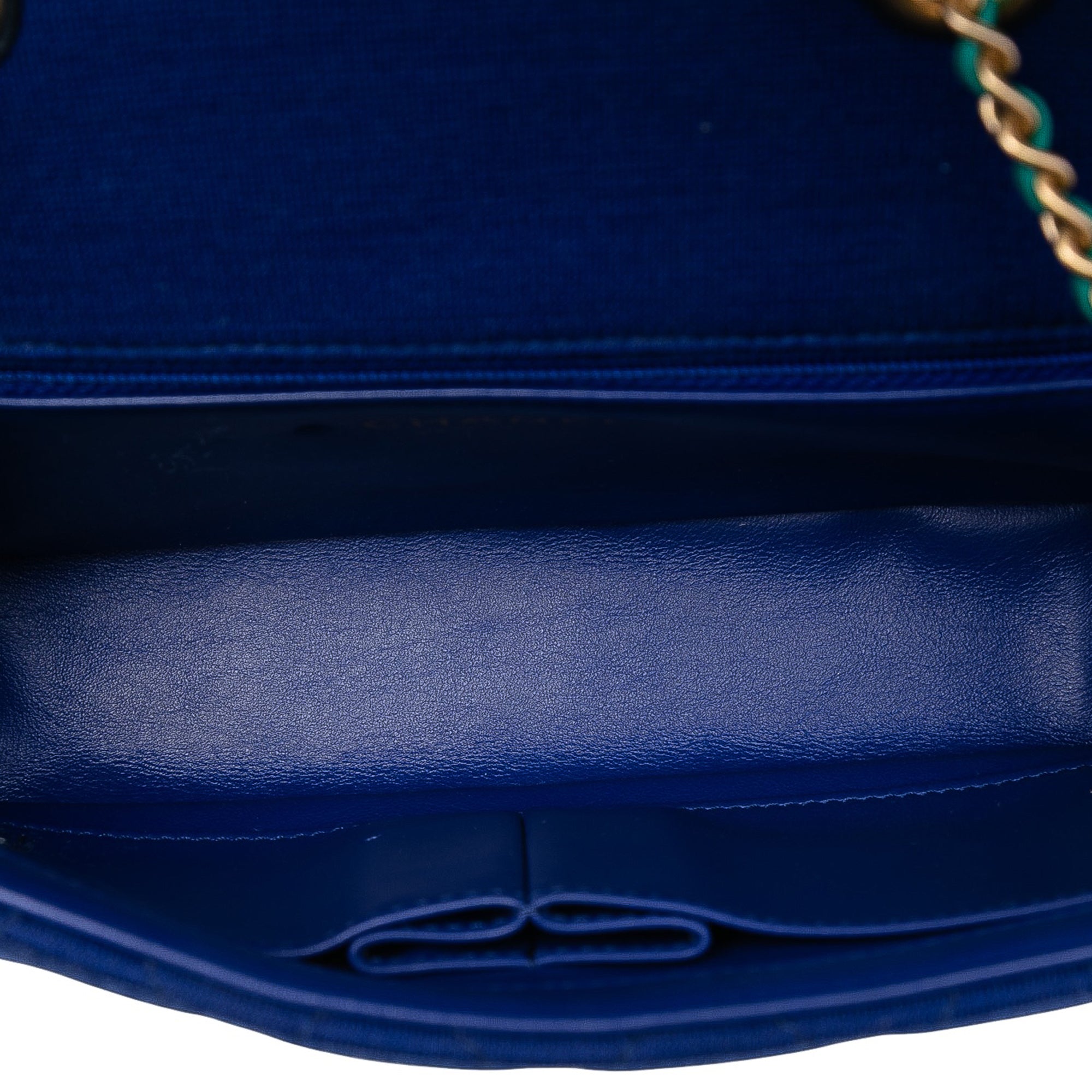 Chanel Small Tricolor Jersey CC Filigree Flap - image 4