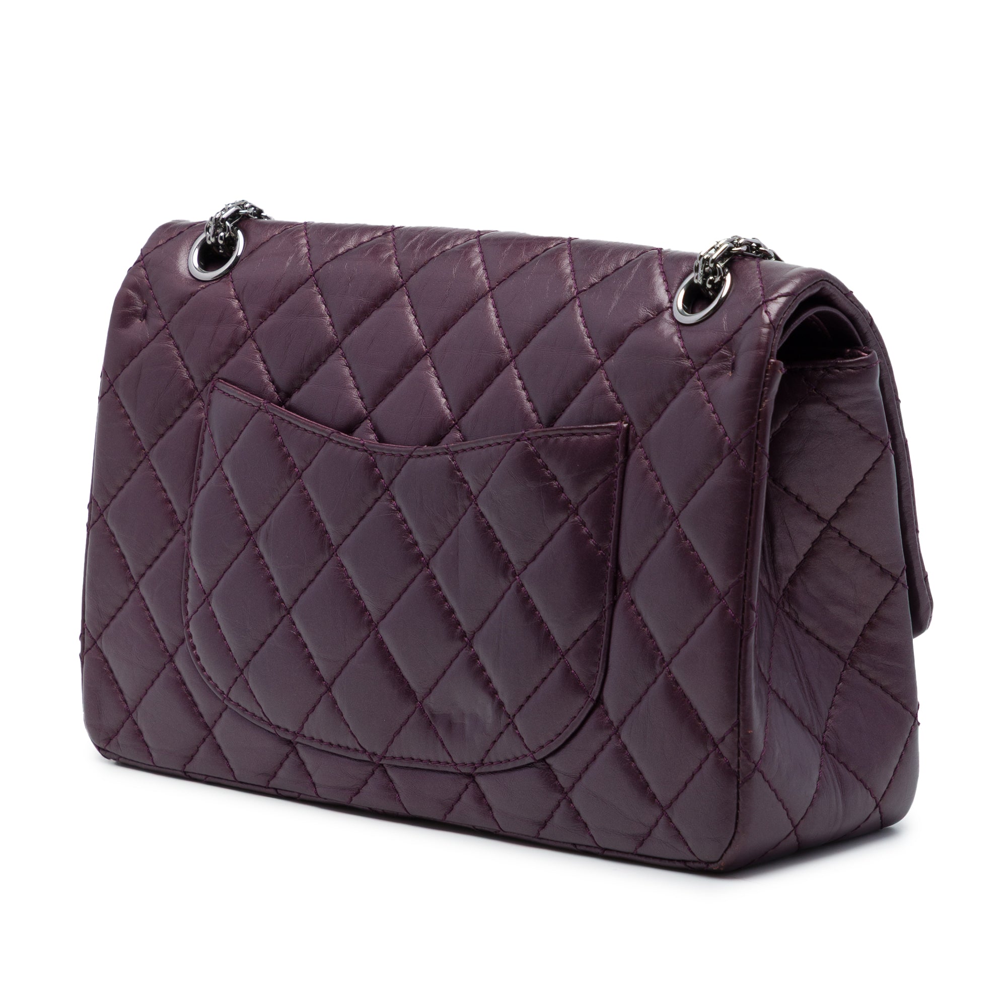 Chanel Quilted Metallic Aged Calfskin Reissue 2.55 Double Flap 226 - image 2