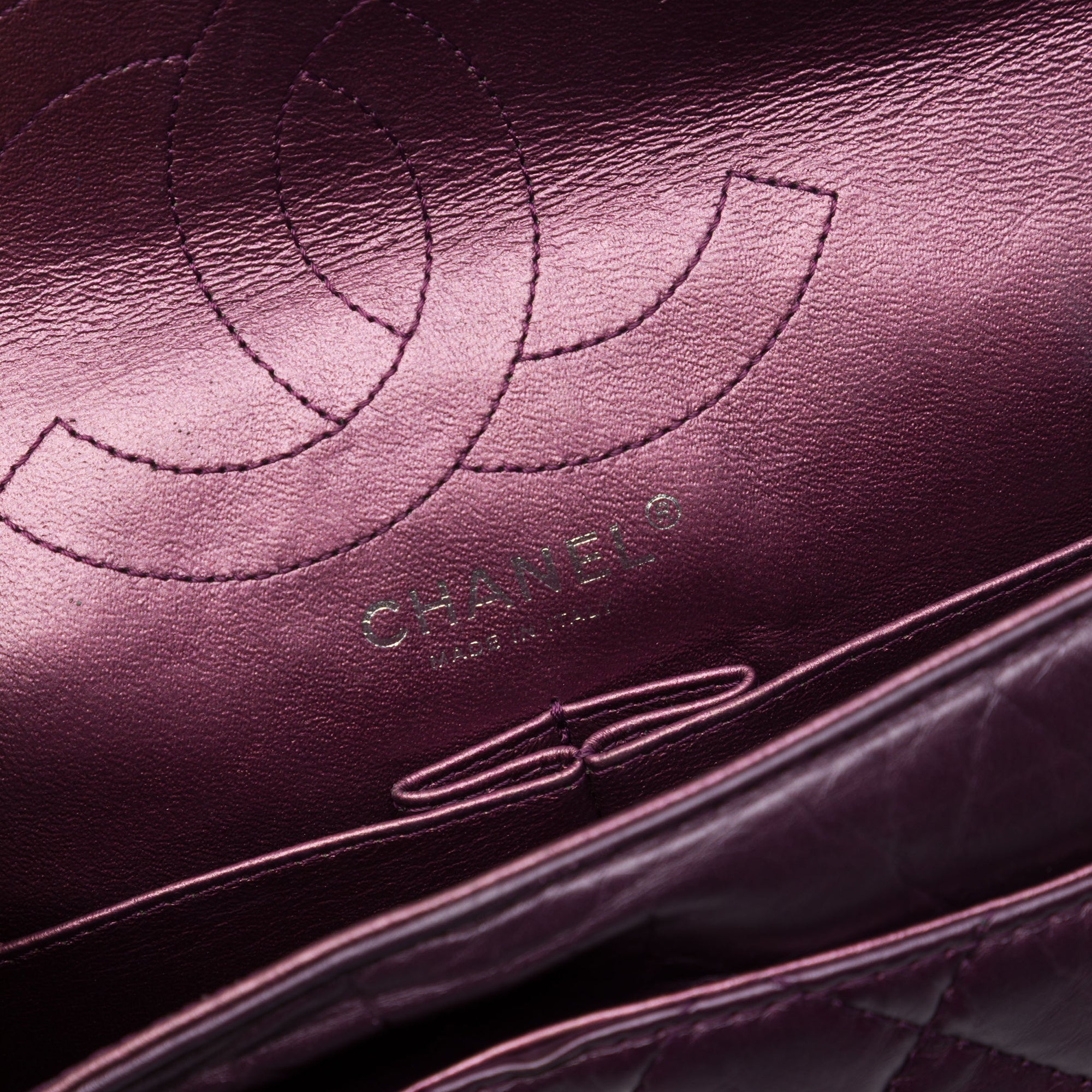 Chanel Quilted Metallic Aged Calfskin Reissue 2.55 Double Flap 226 - image 5