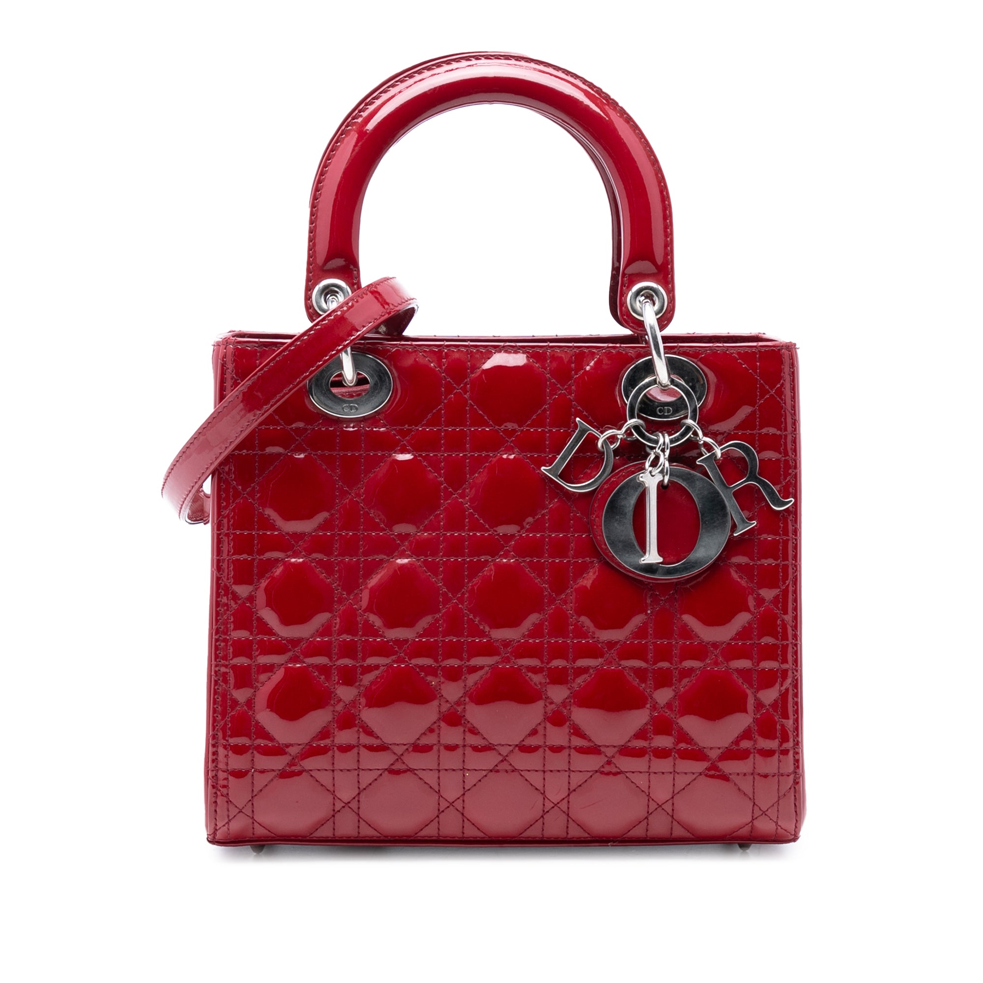 Dior Medium Patent Cannage Lady Dior - image 1