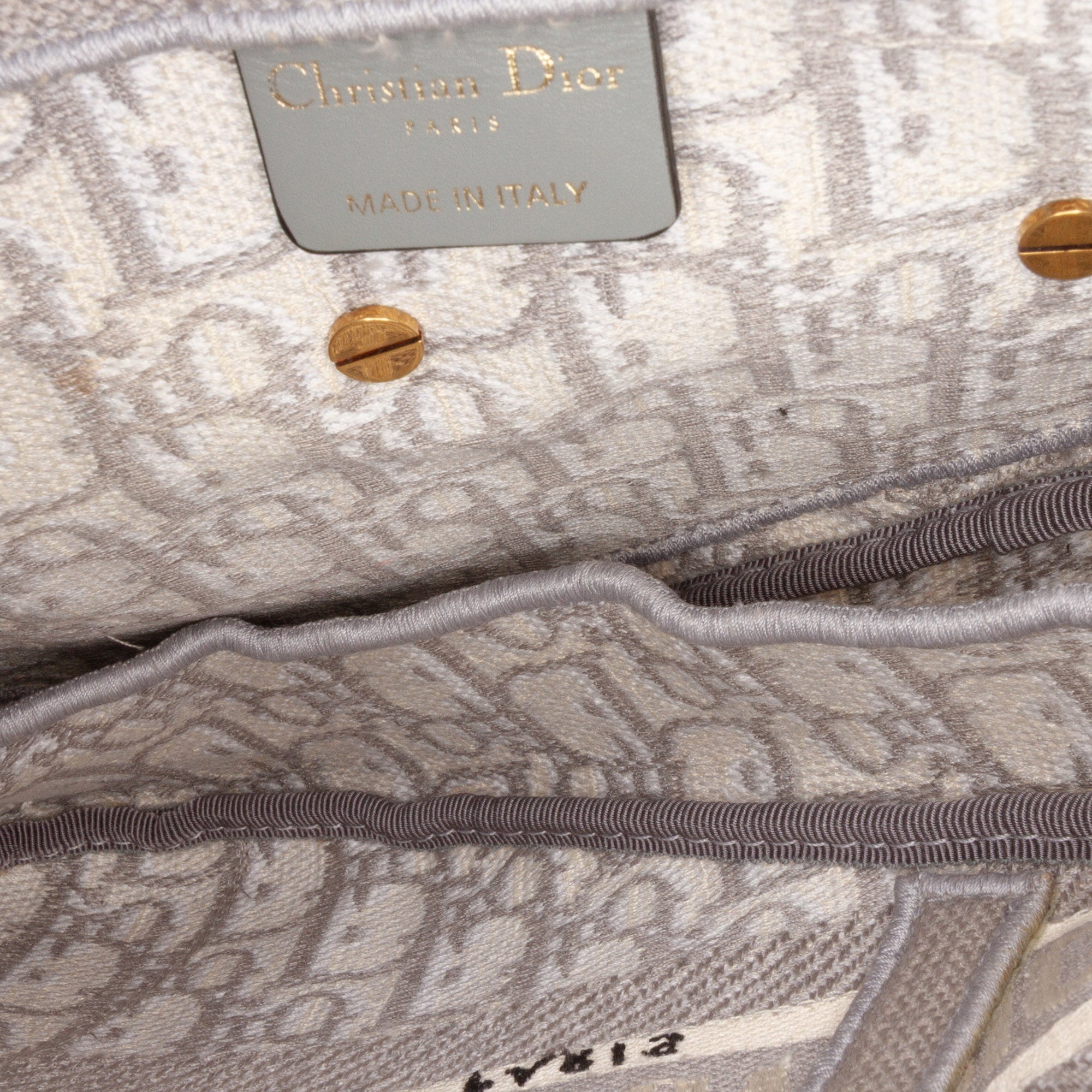 Dior Oblique Embroidered Canvas Saddle Bag - image 4
