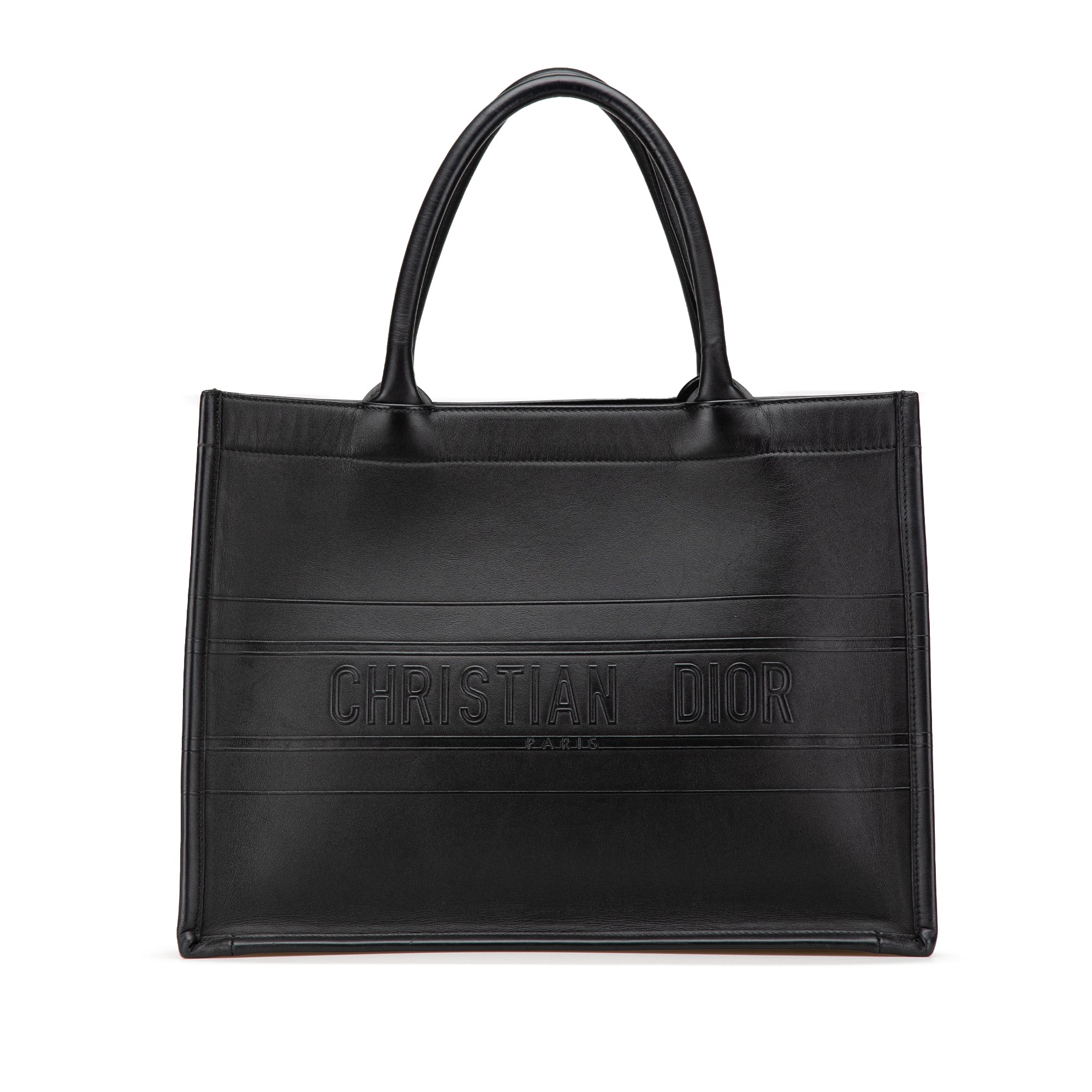 Dior Medium Embossed Leather Book Tote - image 1