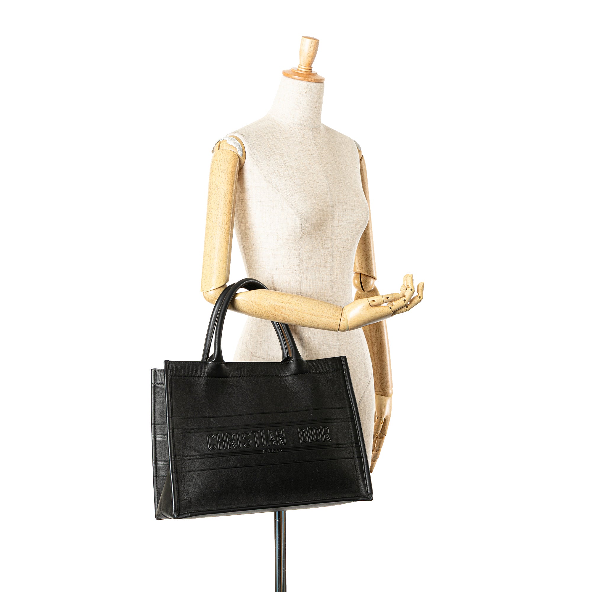 Dior Medium Embossed Leather Book Tote - image 11