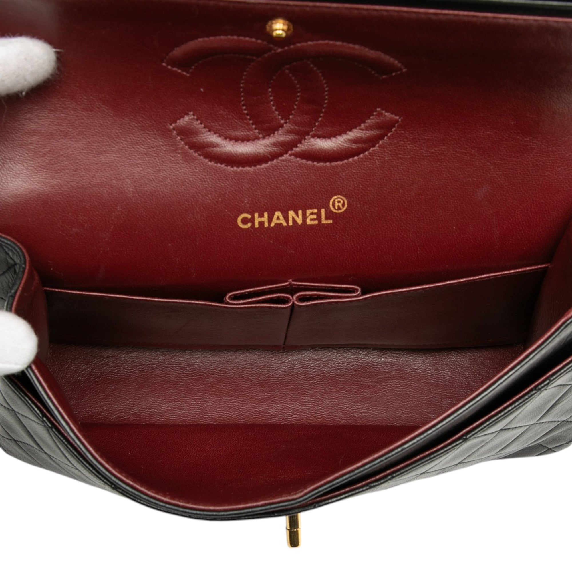 Chanel Medium Classic Lambskin Double Flap - image 4