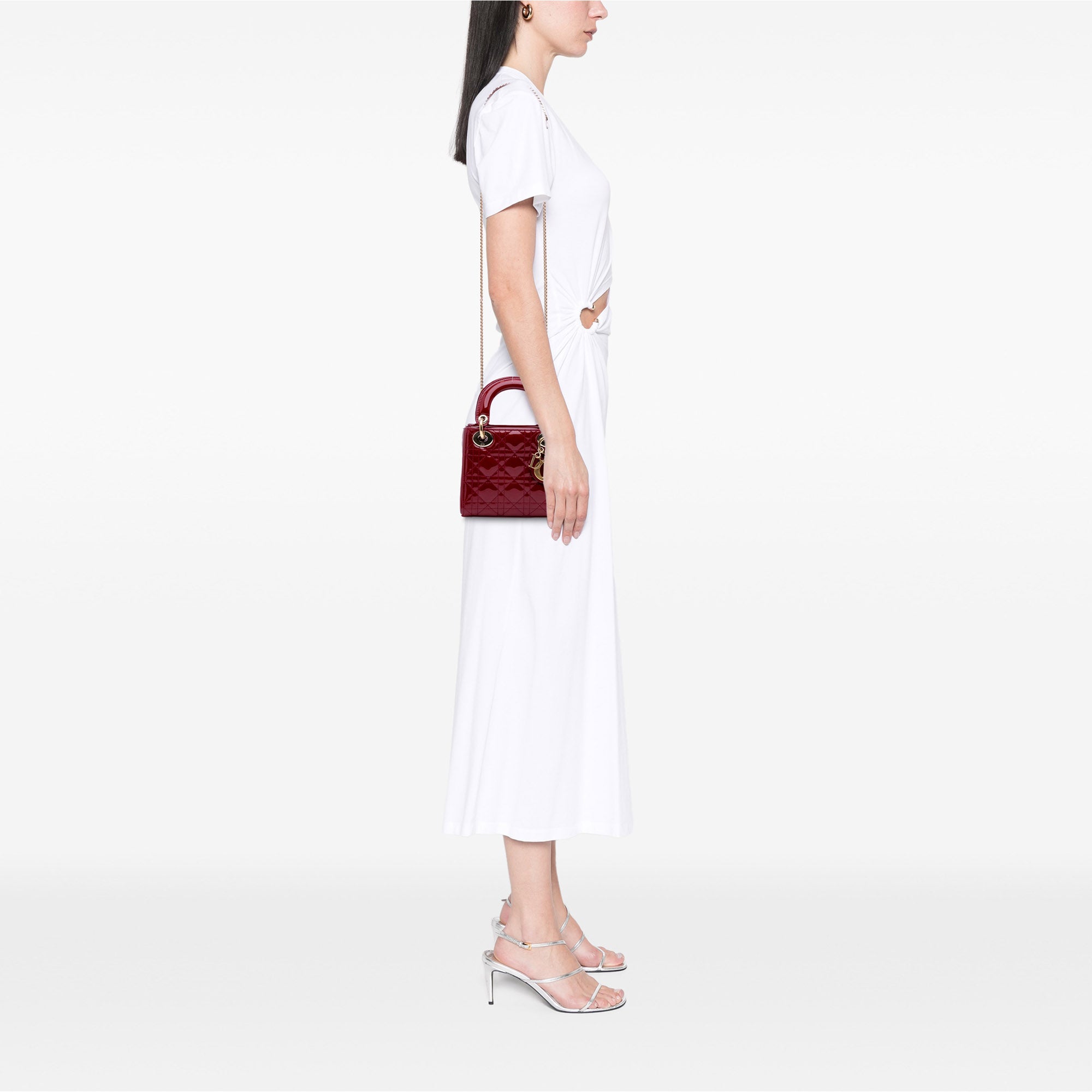 Dior Mini Patent Cannage Lady Dior - image 11