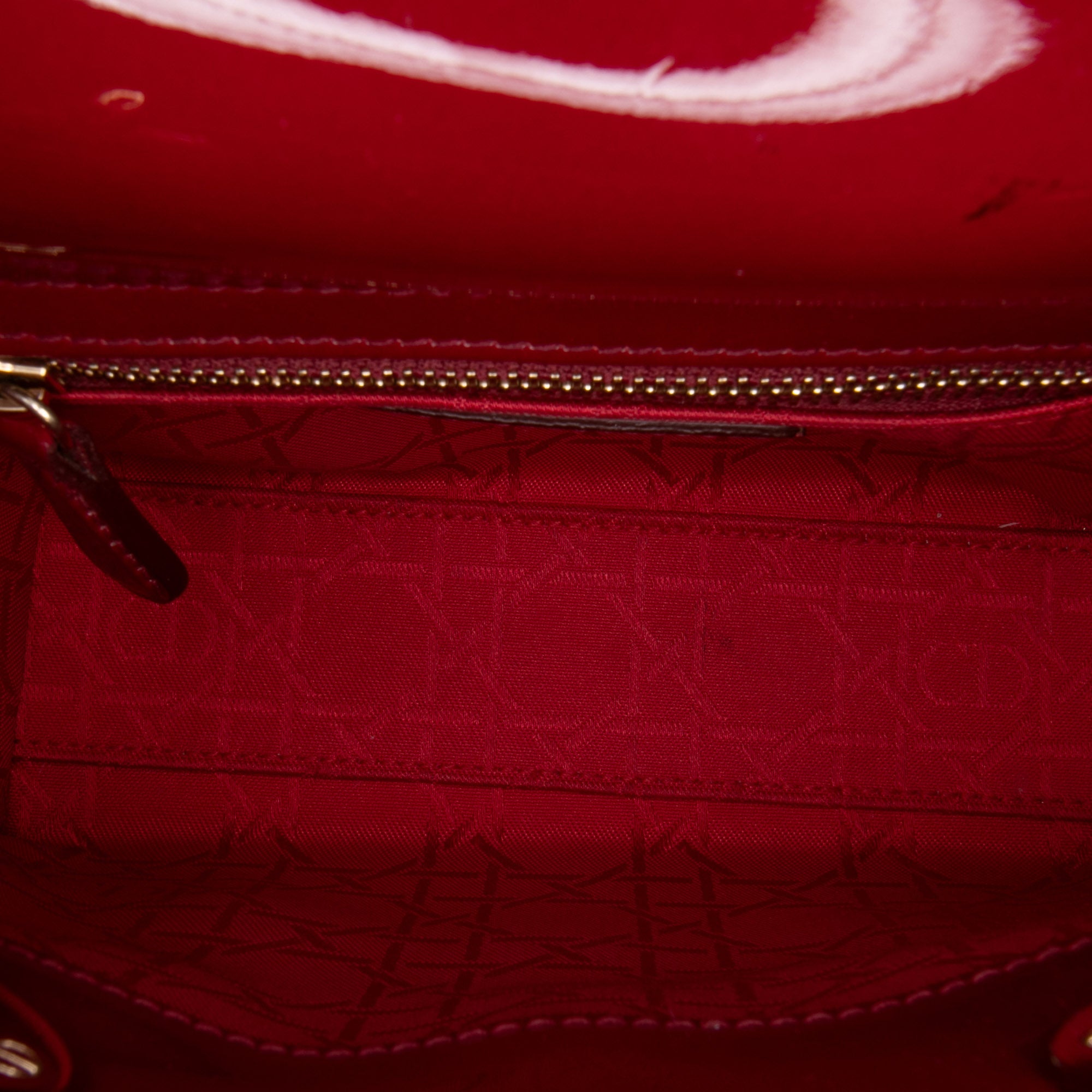 Dior Mini Patent Cannage Lady Dior - image 4