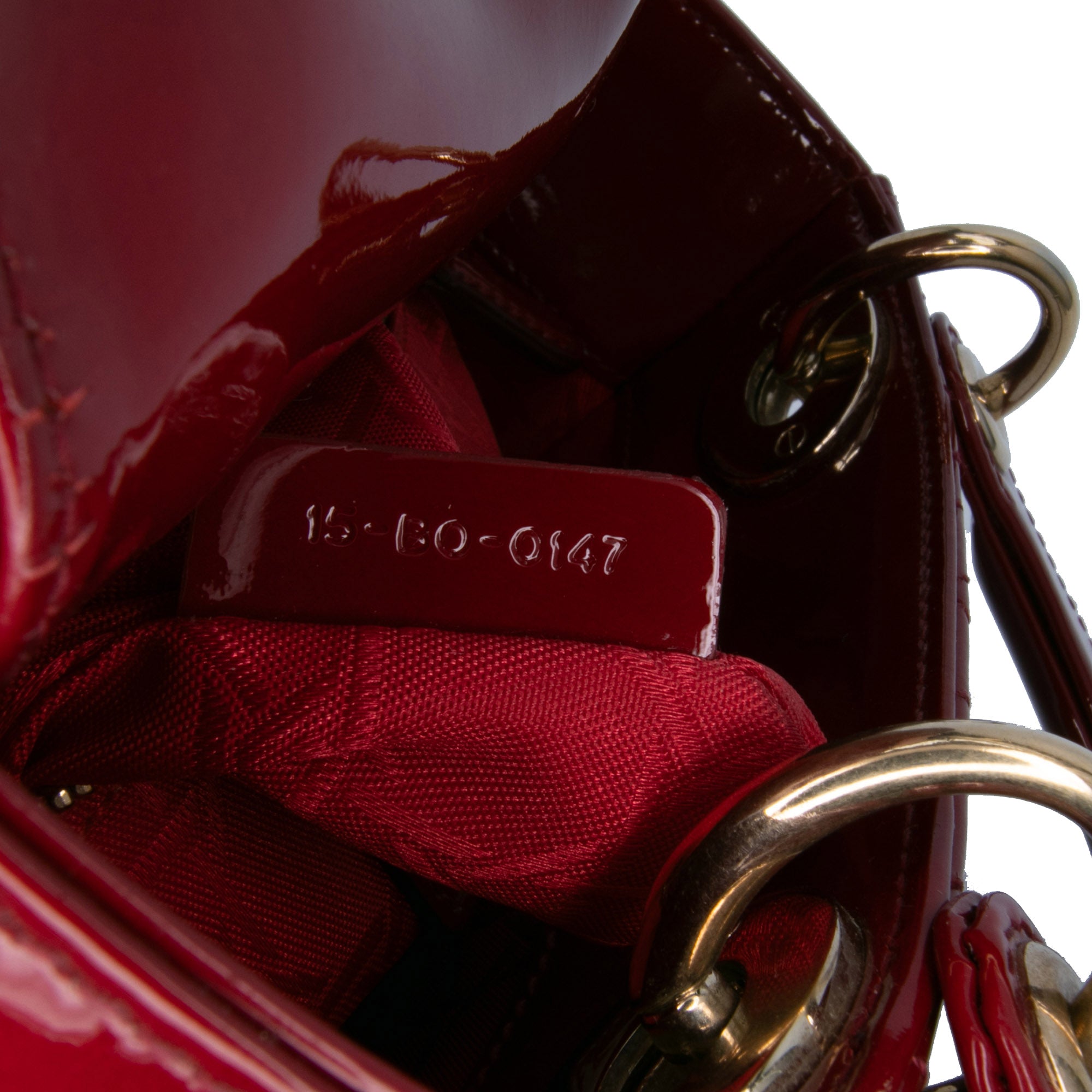 Dior Mini Patent Cannage Lady Dior - image 7