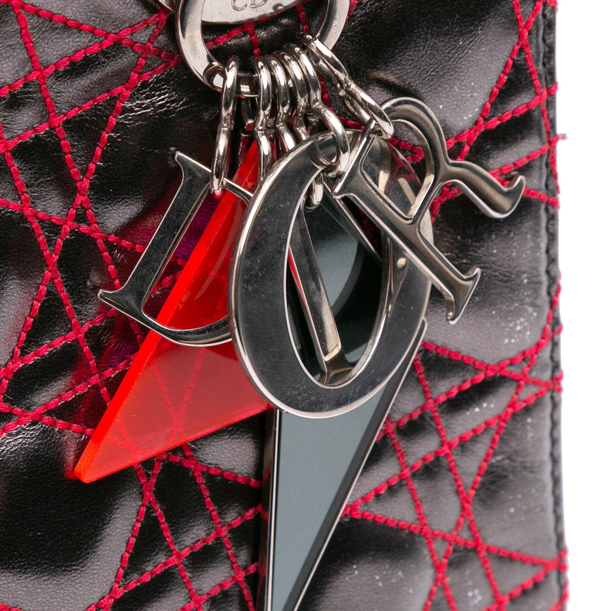 Dior Anselm Reyle Medium Metallic Lambskin Cannage Lady Dior - image 6