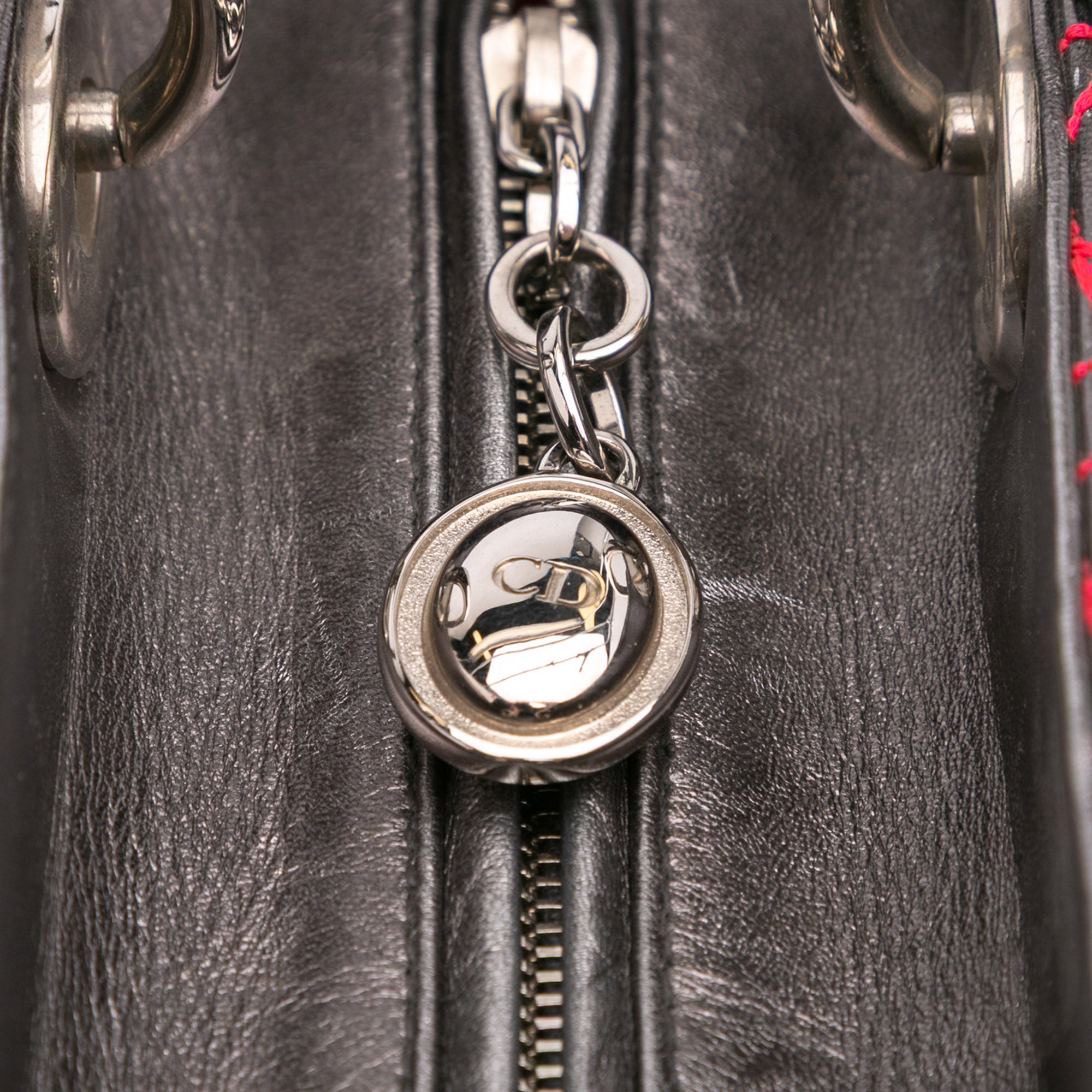 Dior Anselm Reyle Medium Metallic Lambskin Cannage Lady Dior - image 7