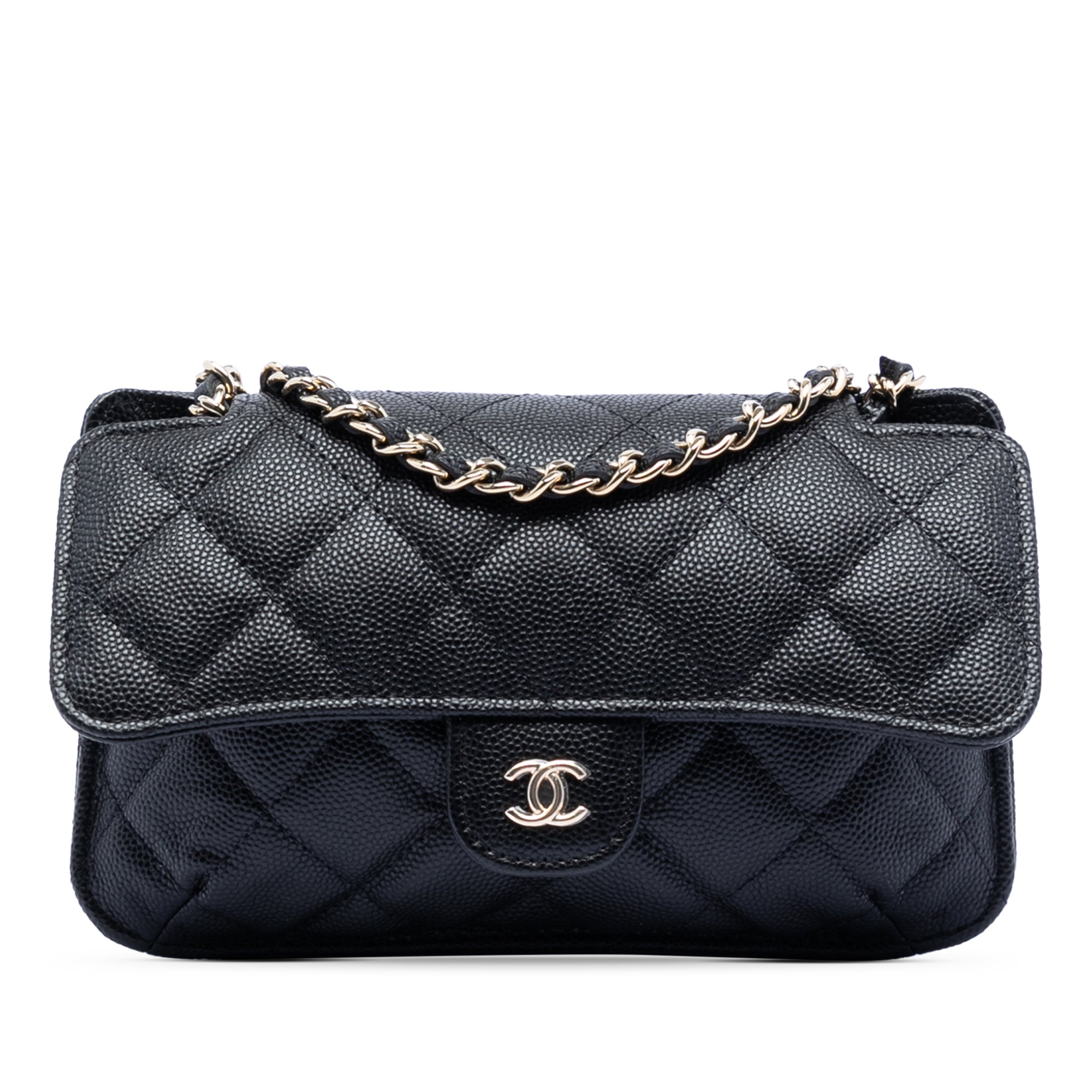 Chanel Nylon Graffiti Foldable Shopping Tote in Caviar Flap - image 1