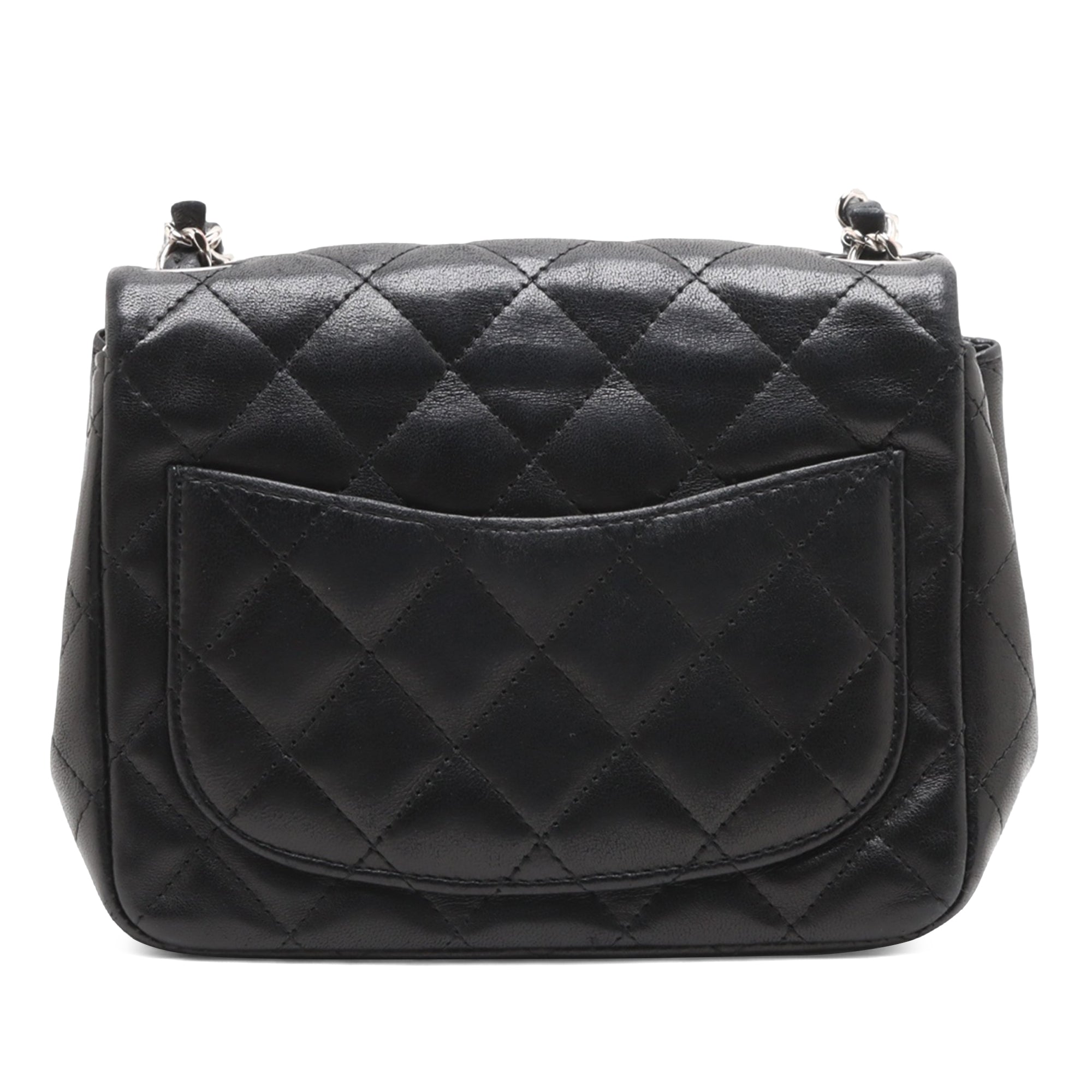 Chanel Mini Square Classic Lambskin Single Flap - image 2