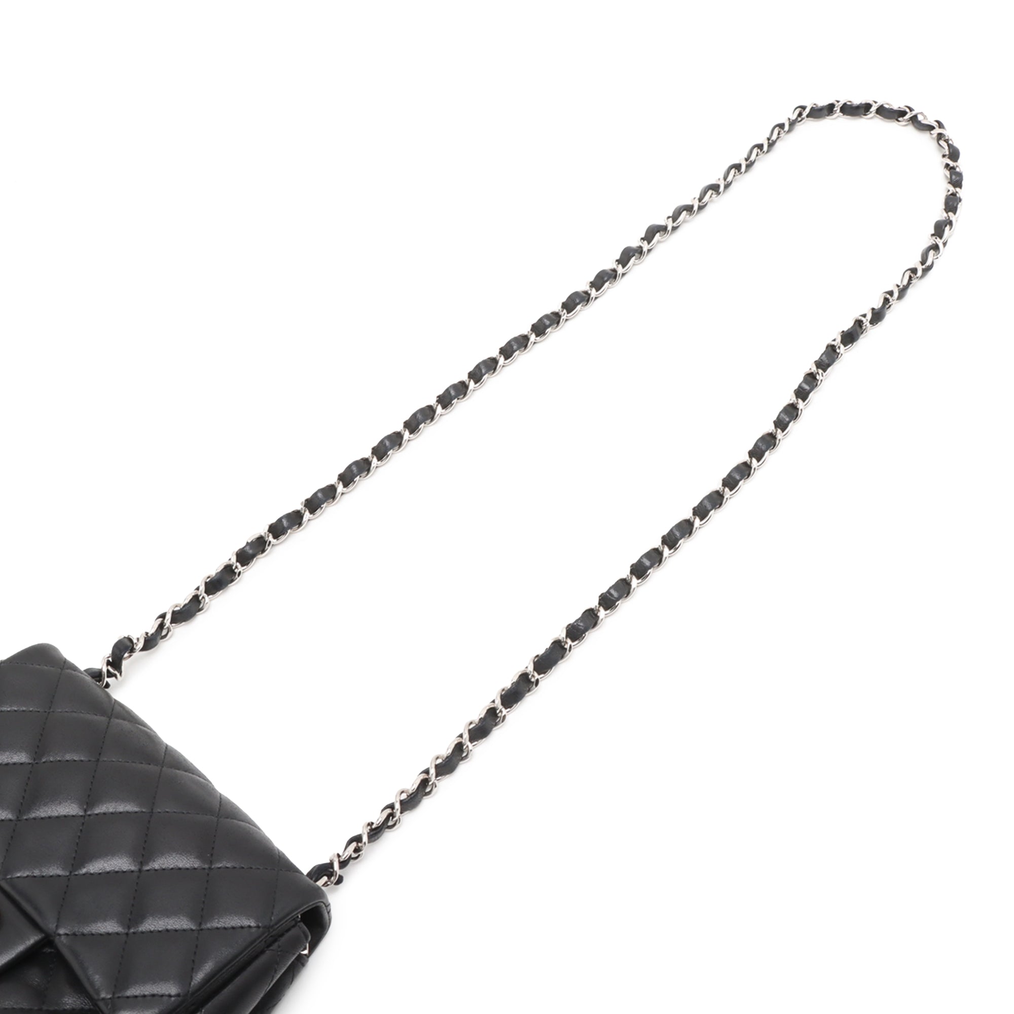 Chanel Mini Square Classic Lambskin Single Flap - image 9