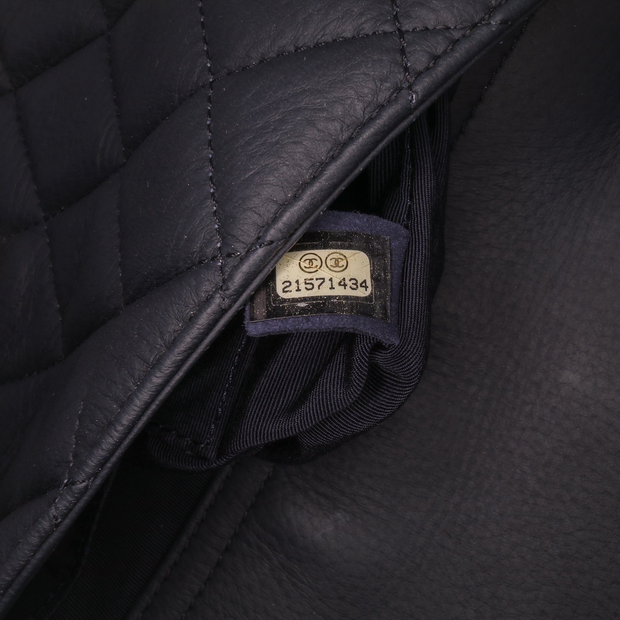 Chanel Small Quilted Grained Calfskin CC Round Clasp Accordion Flap - image 6