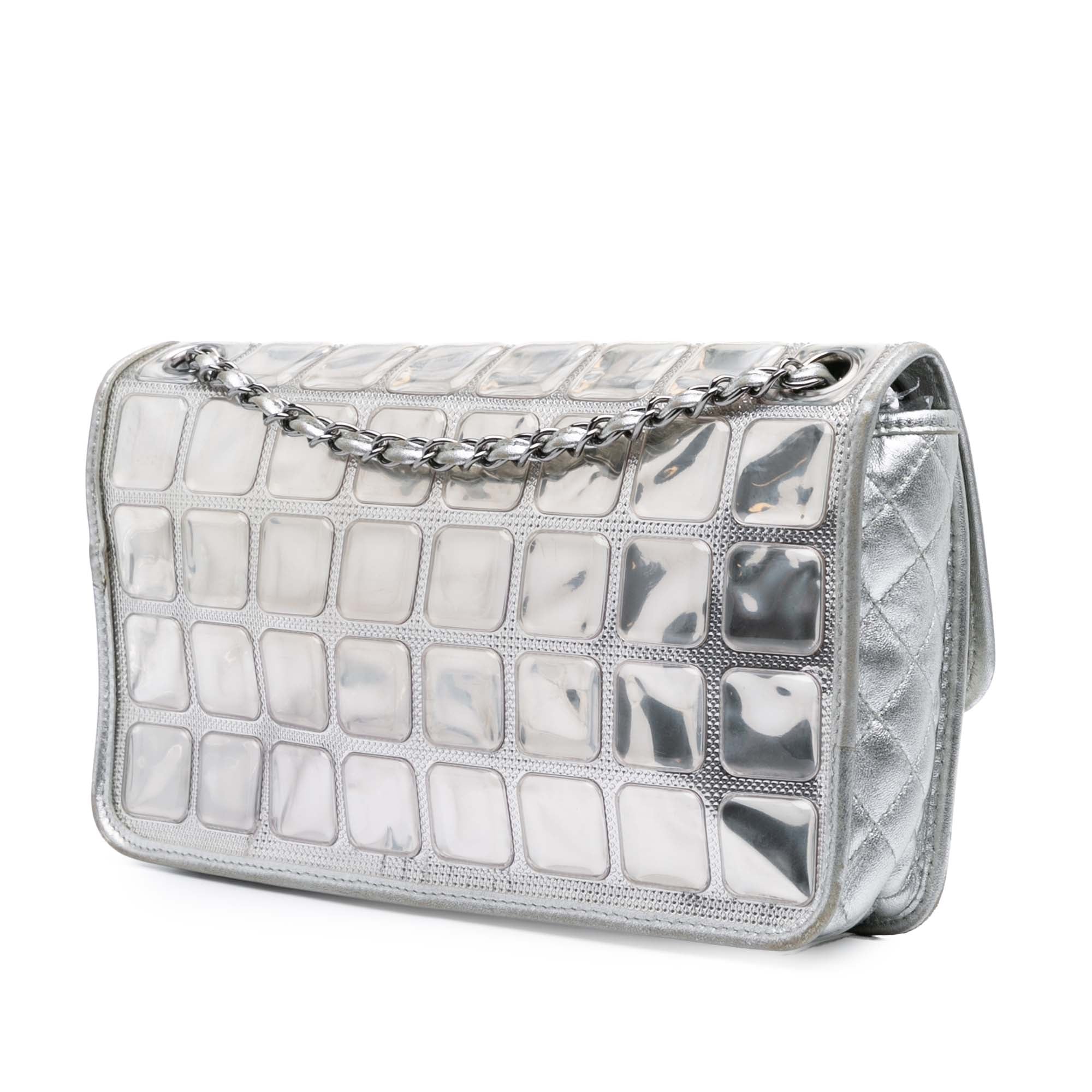 Chanel CC Vinyl Ice Cube Flap - image 2