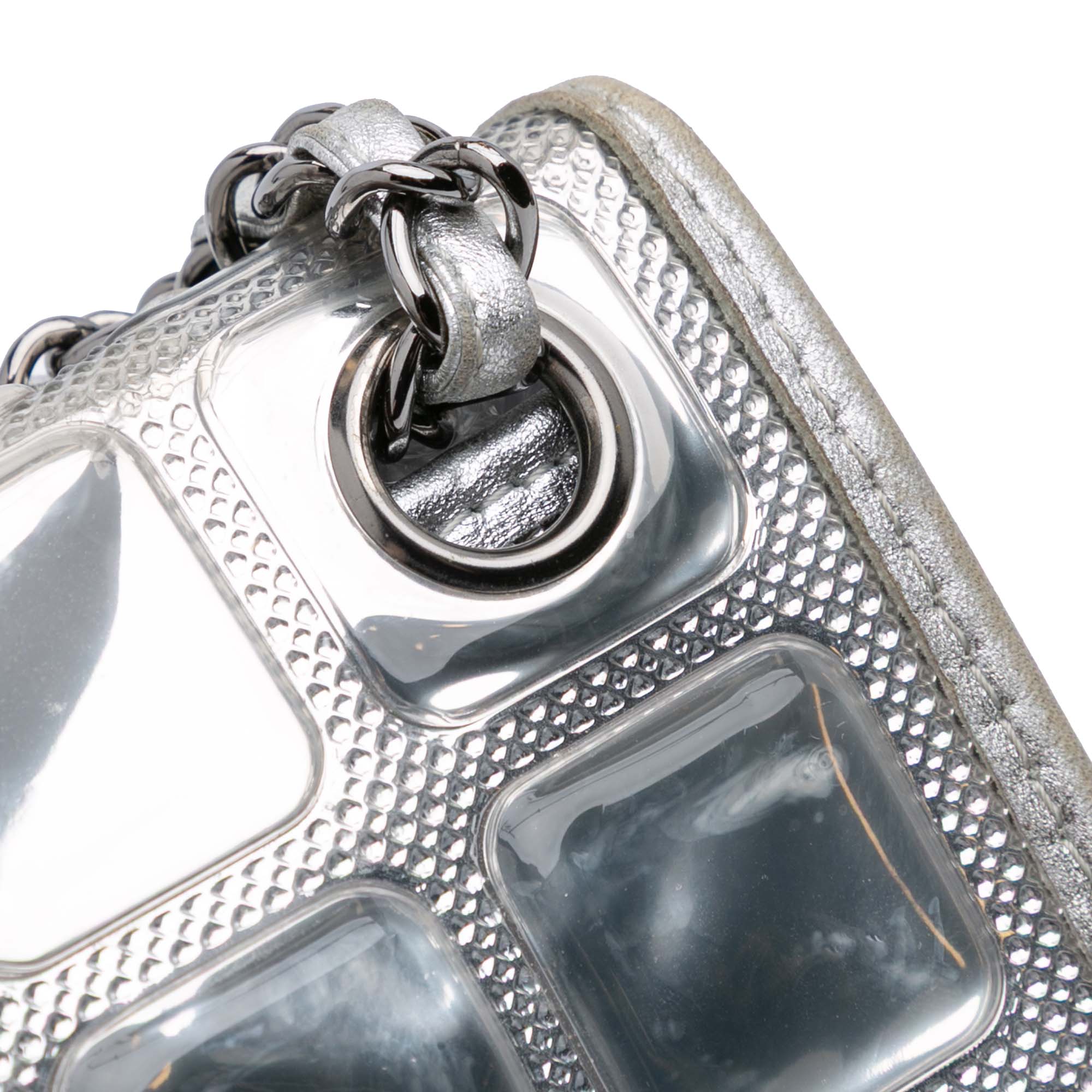 Chanel CC Vinyl Ice Cube Flap - image 8