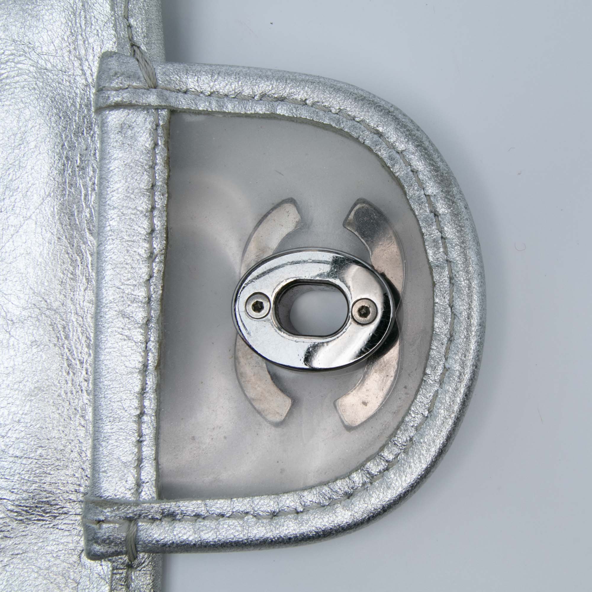 Chanel CC Vinyl Ice Cube Flap - image 9