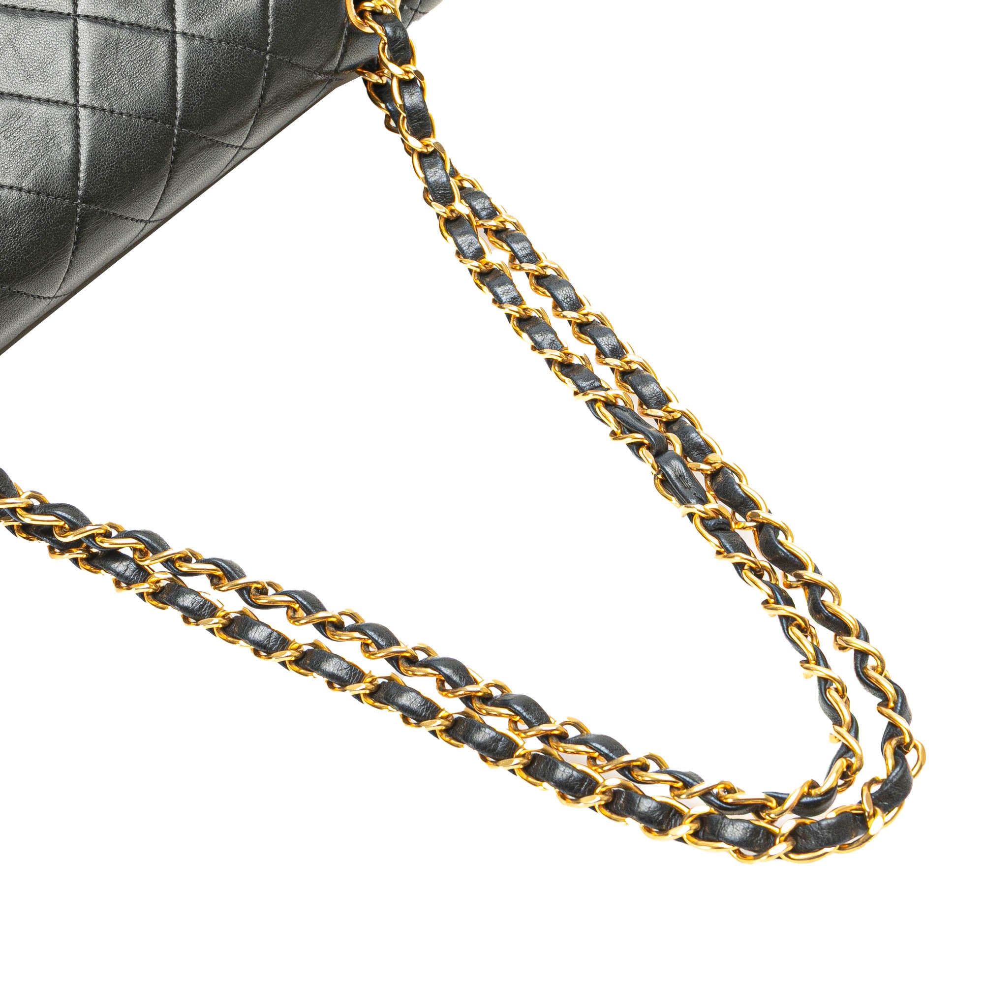 Chanel Medium Classic Lambskin Double Flap - image 9