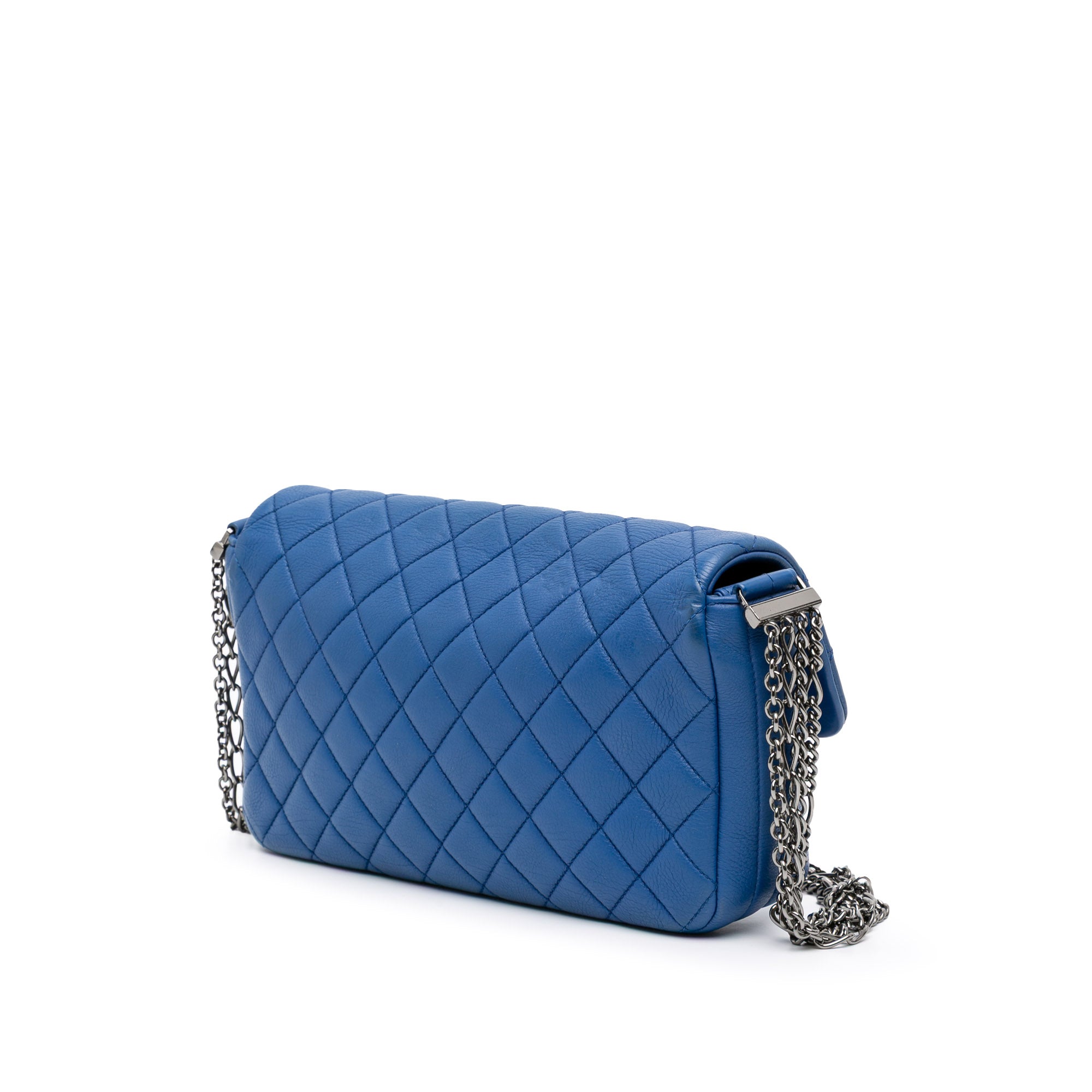 Chanel CC Quilted Calfskin Multi Chain Flap - image 2