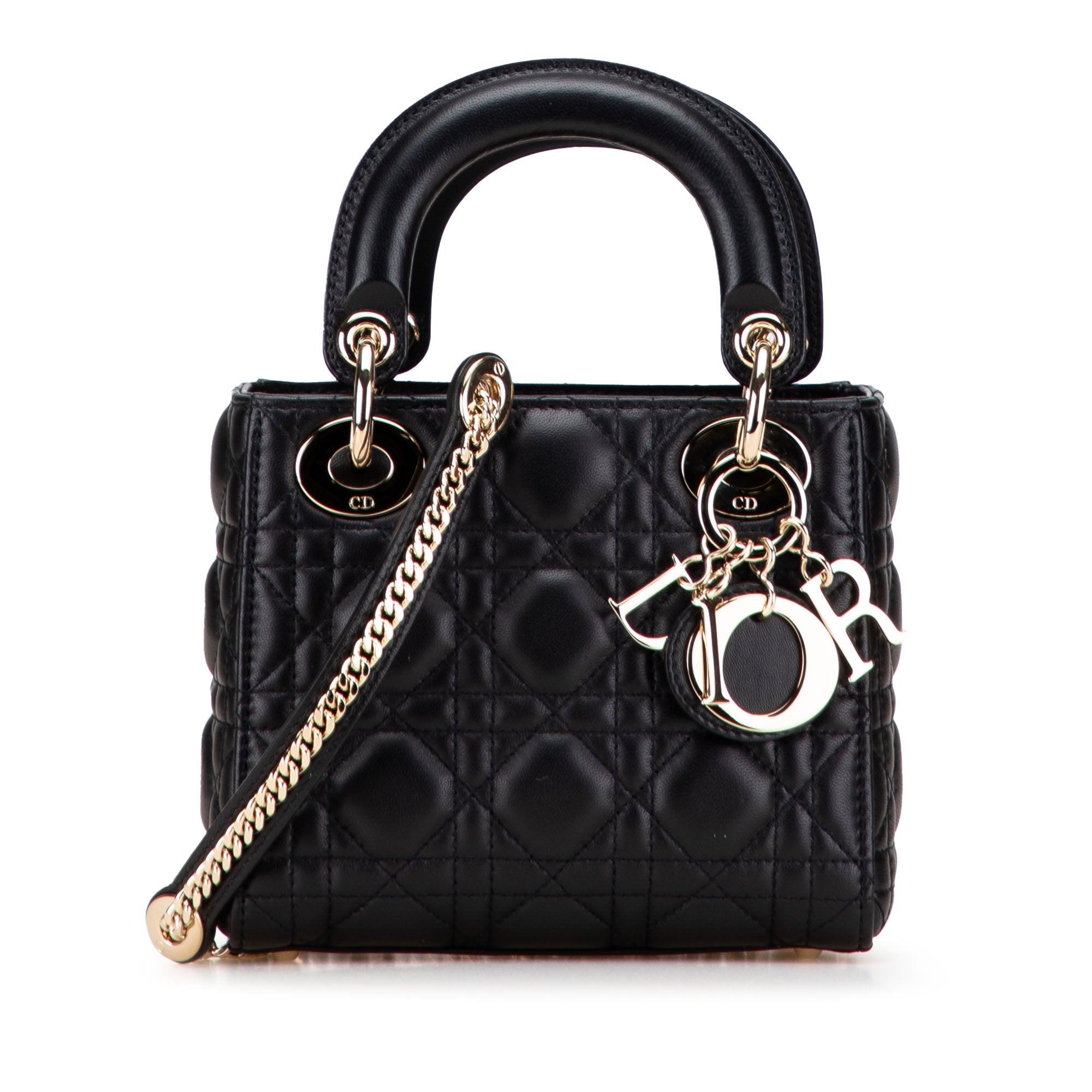 Dior Mini Lambskin Cannage Lady Dior - image 1