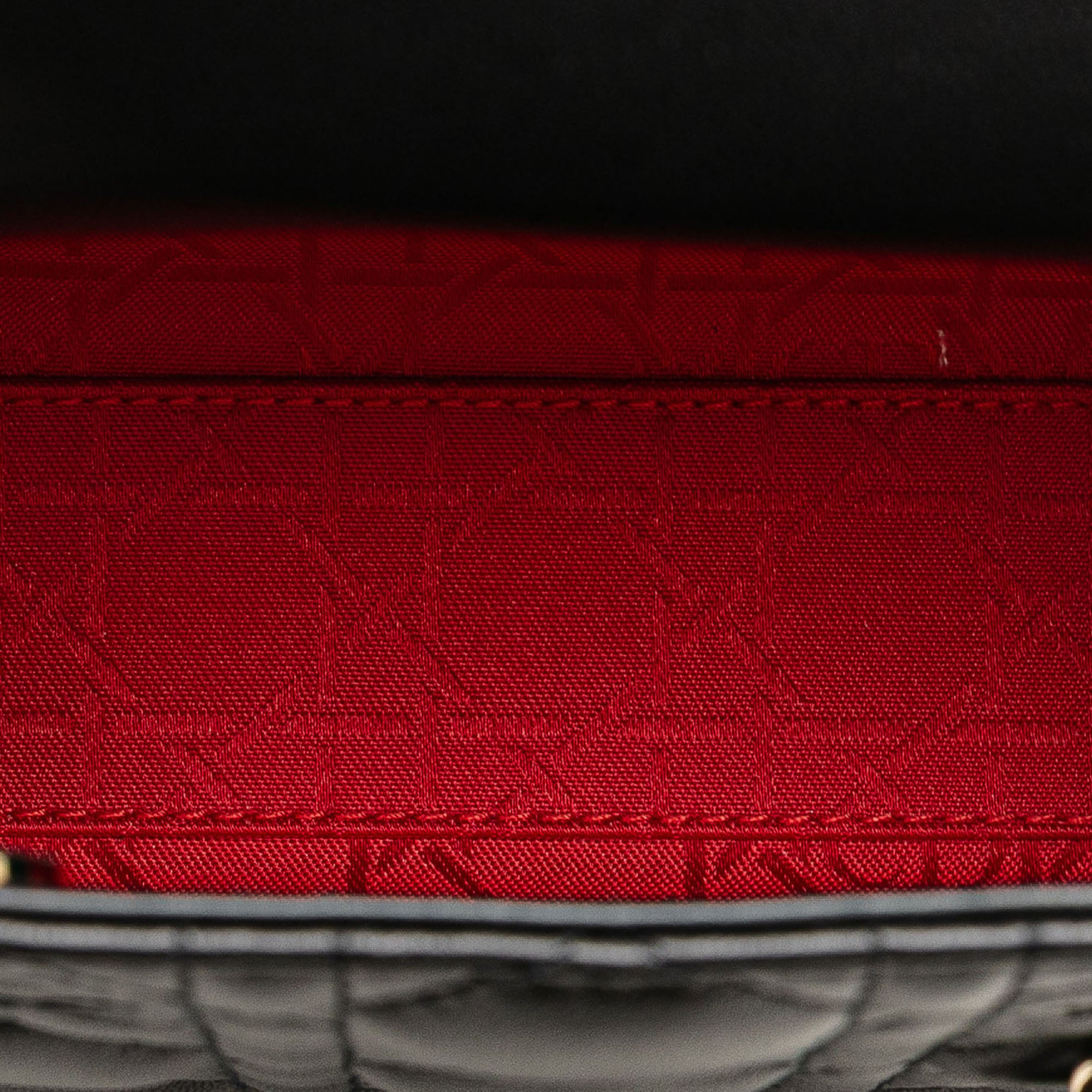 Dior Mini Lambskin Cannage Lady Dior - image 4