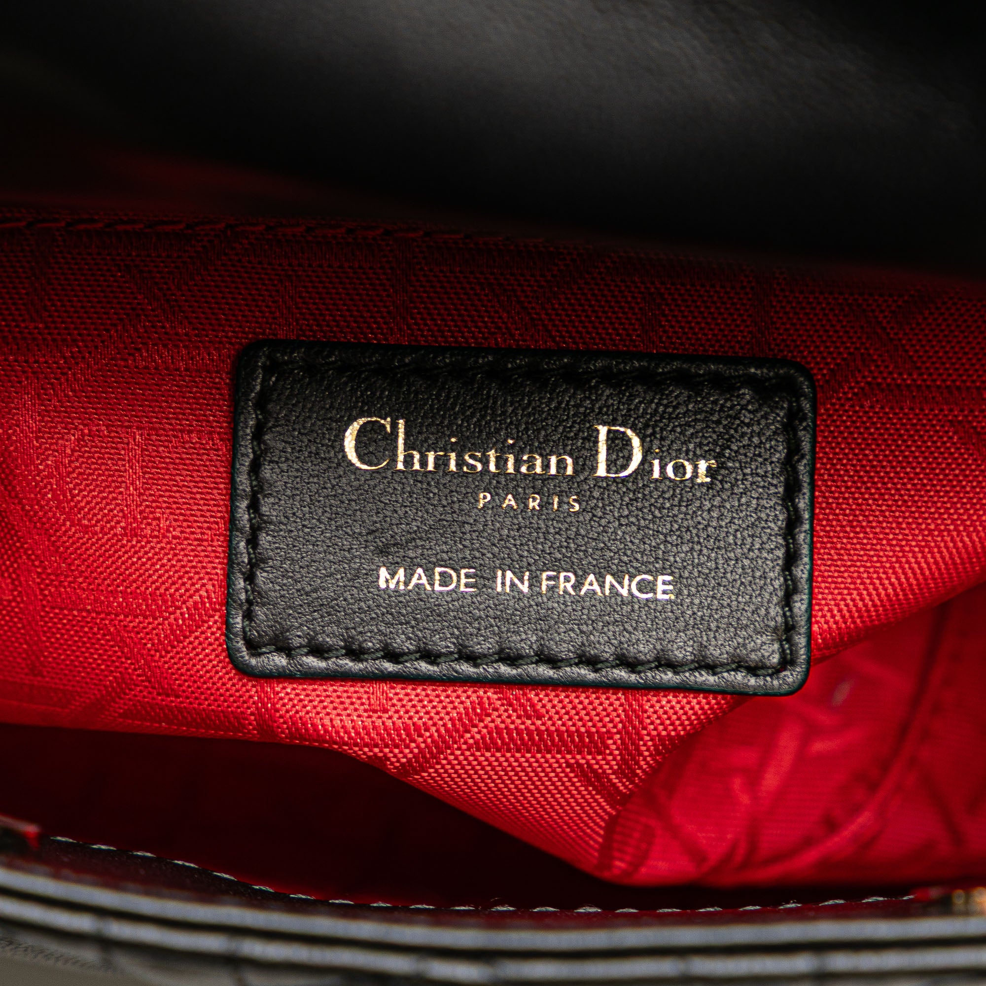Dior Mini Lambskin Cannage Lady Dior - image 5