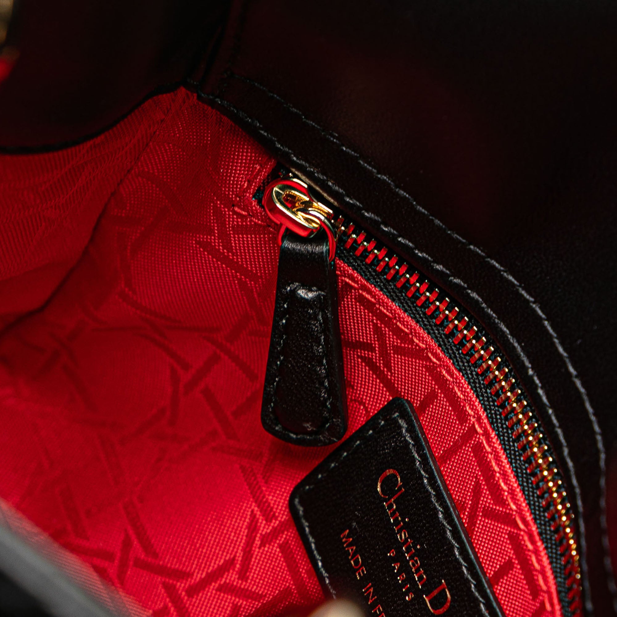 Dior Mini Lambskin Cannage Lady Dior - image 7